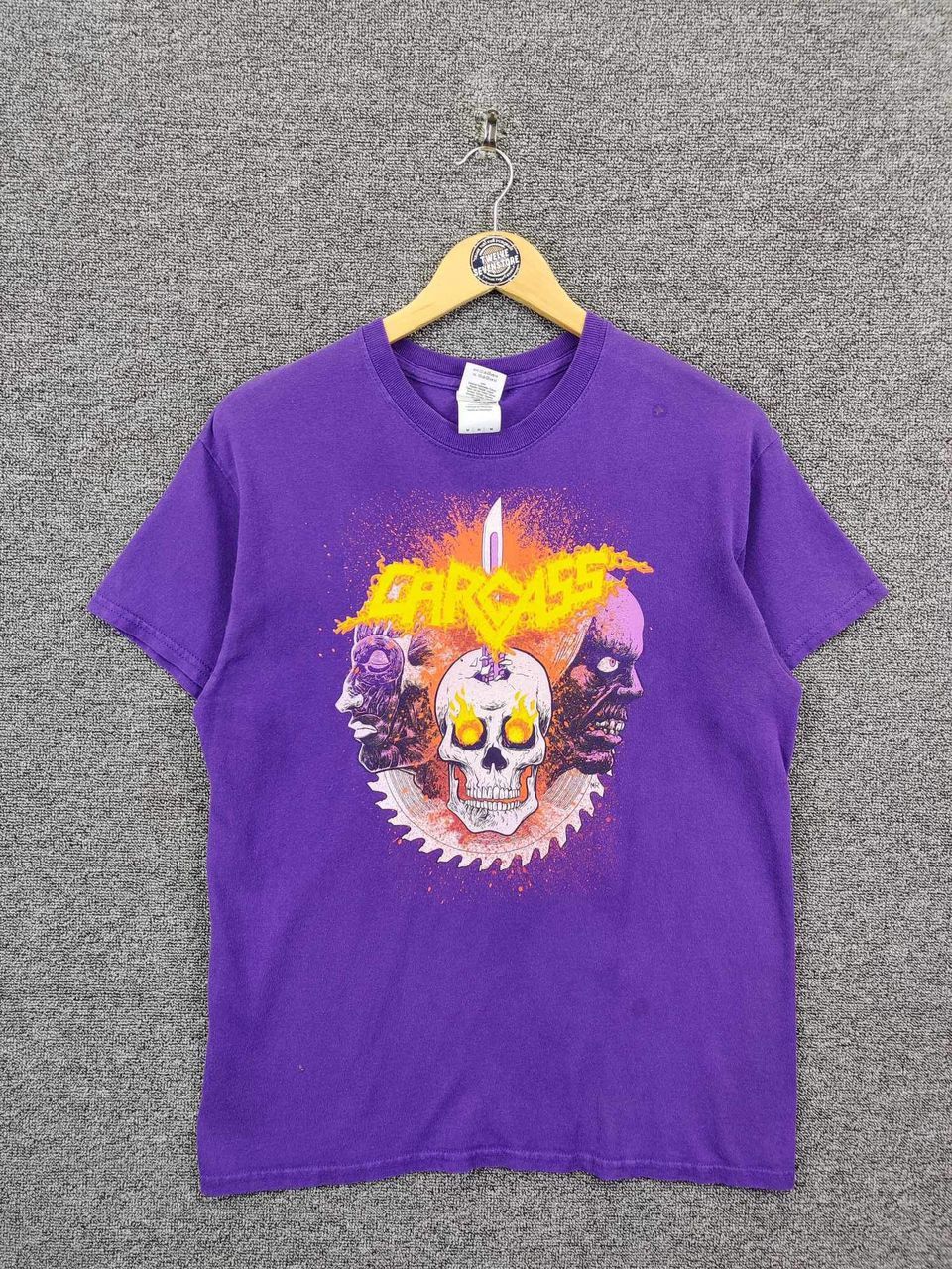Band Tees × Vintage Carcass Inked In Steel Tour Rock Band Tee Tshirt Size US M / EU 48-50 / 2 - 1 Thumbnail