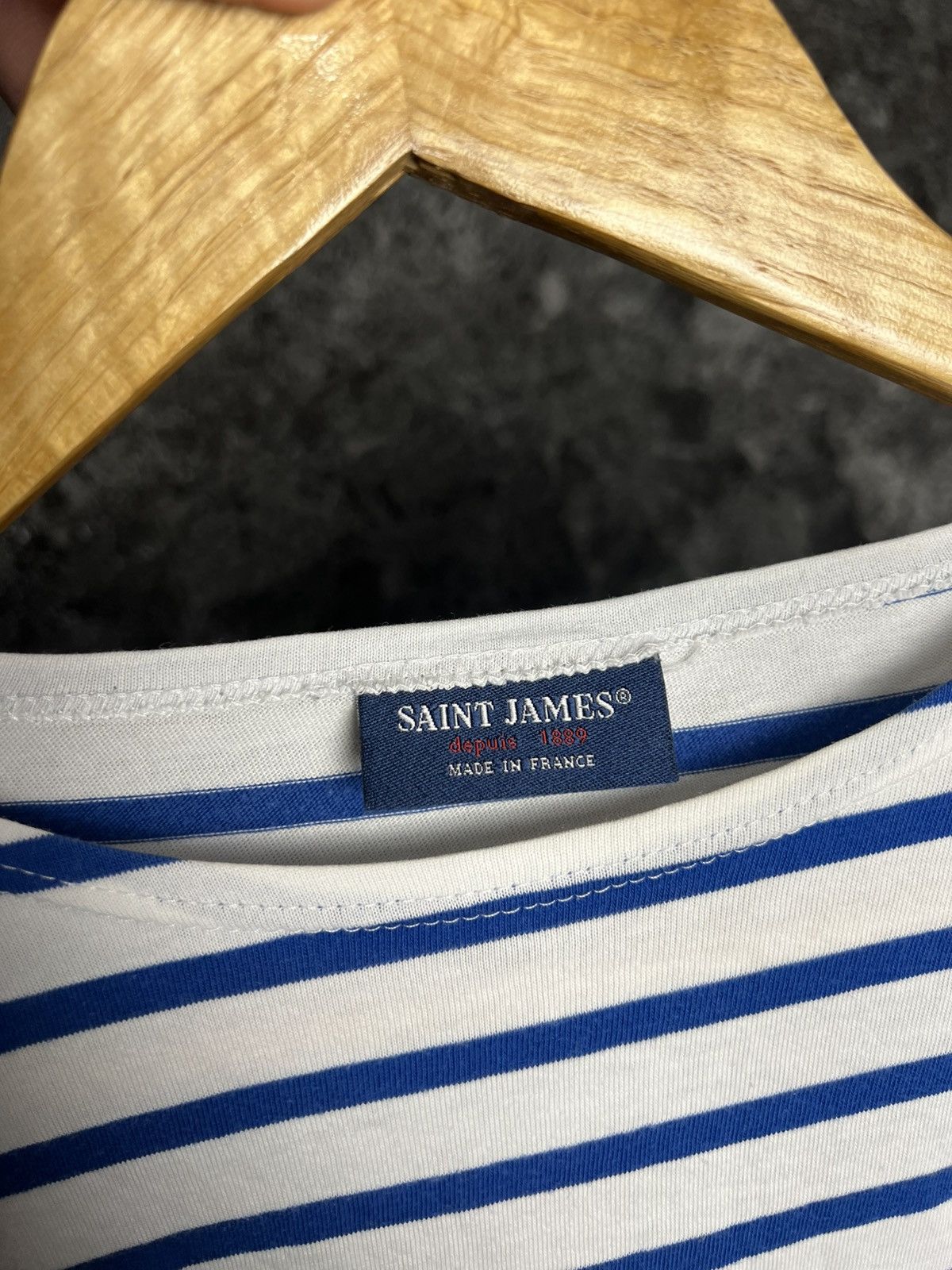 Saint James × Vintage Asap Rocky x Saint James Striped Long Sleeve Kurt Cobain Size L / US 10 / IT 46 - 4 Thumbnail