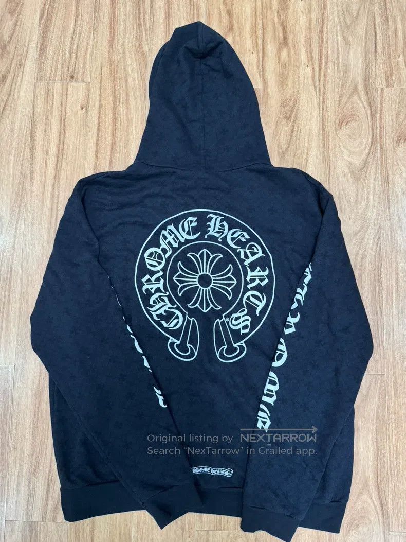 Chrome Hearts CHROME HEARTS Size L Cross-stitch black zipper hoodie Size US L / EU 52-54 / 3 - 2 Thumbnail