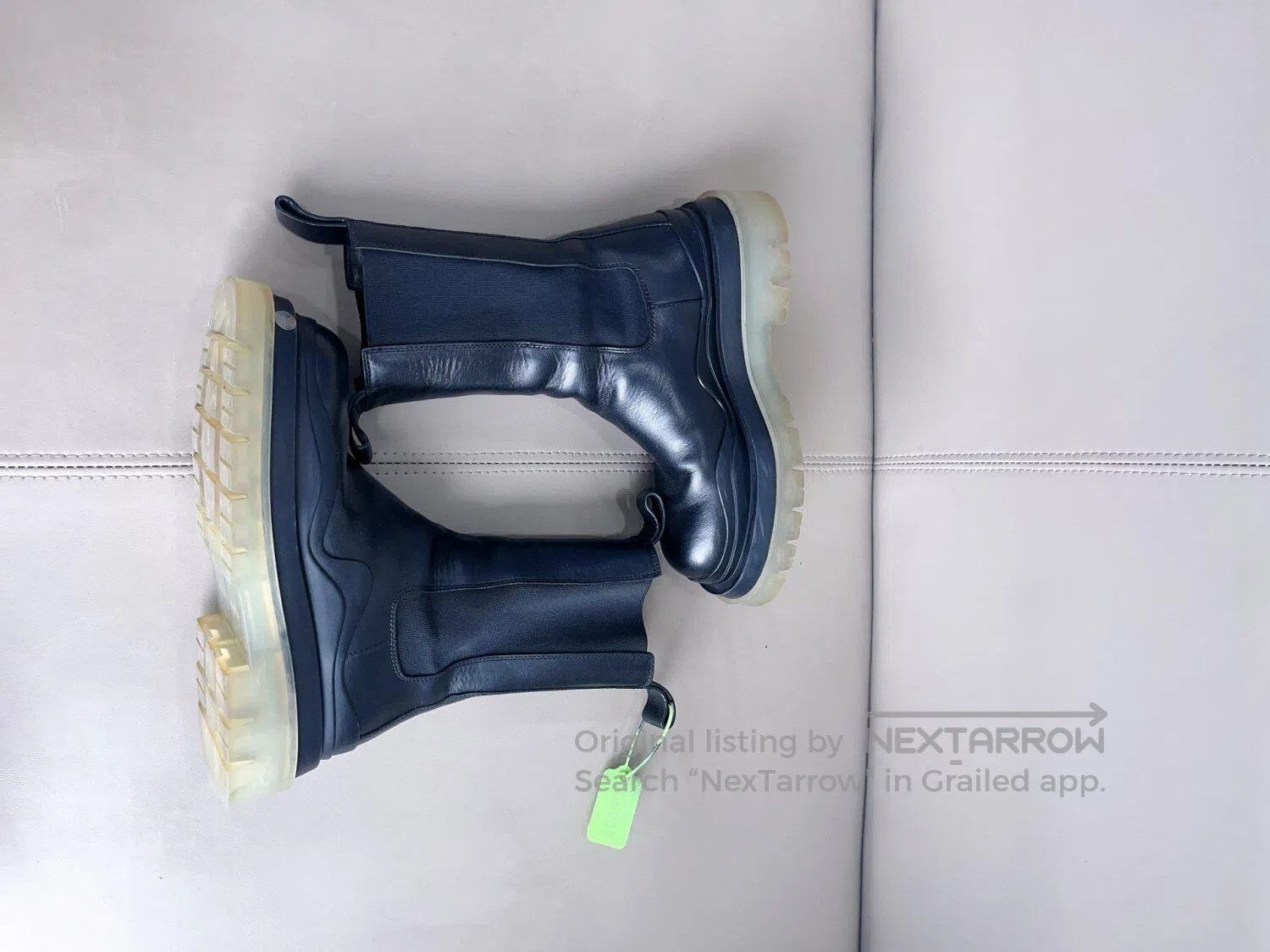 Bottega Veneta Bottega Veneta Black sheer sole boots| Size US 6 / IT 36 - 6 Thumbnail