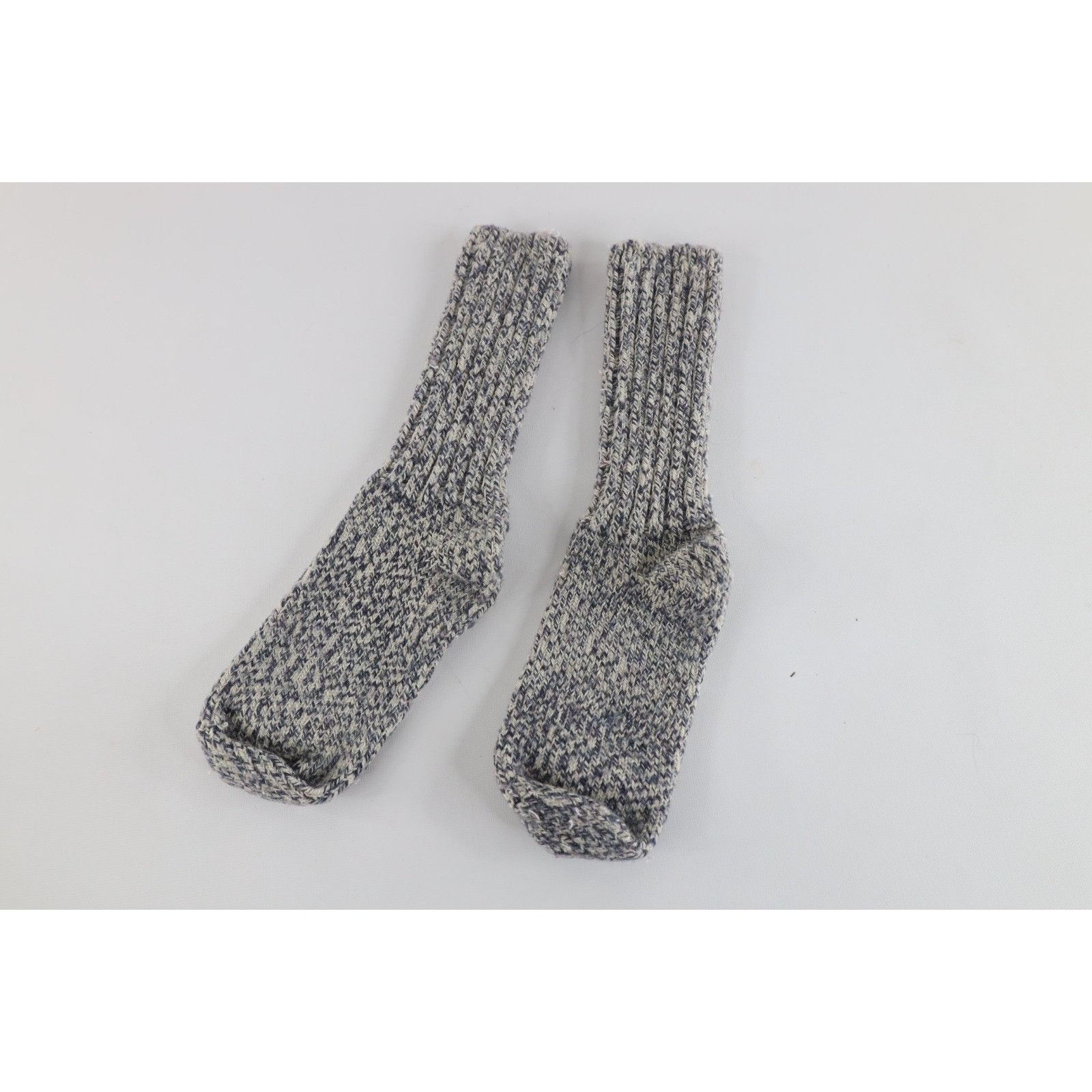 Vintage Vintage 90s Streetwear Wool Blend Knit Hiking Boot Socks Size ONE SIZE - 1 Thumbnail