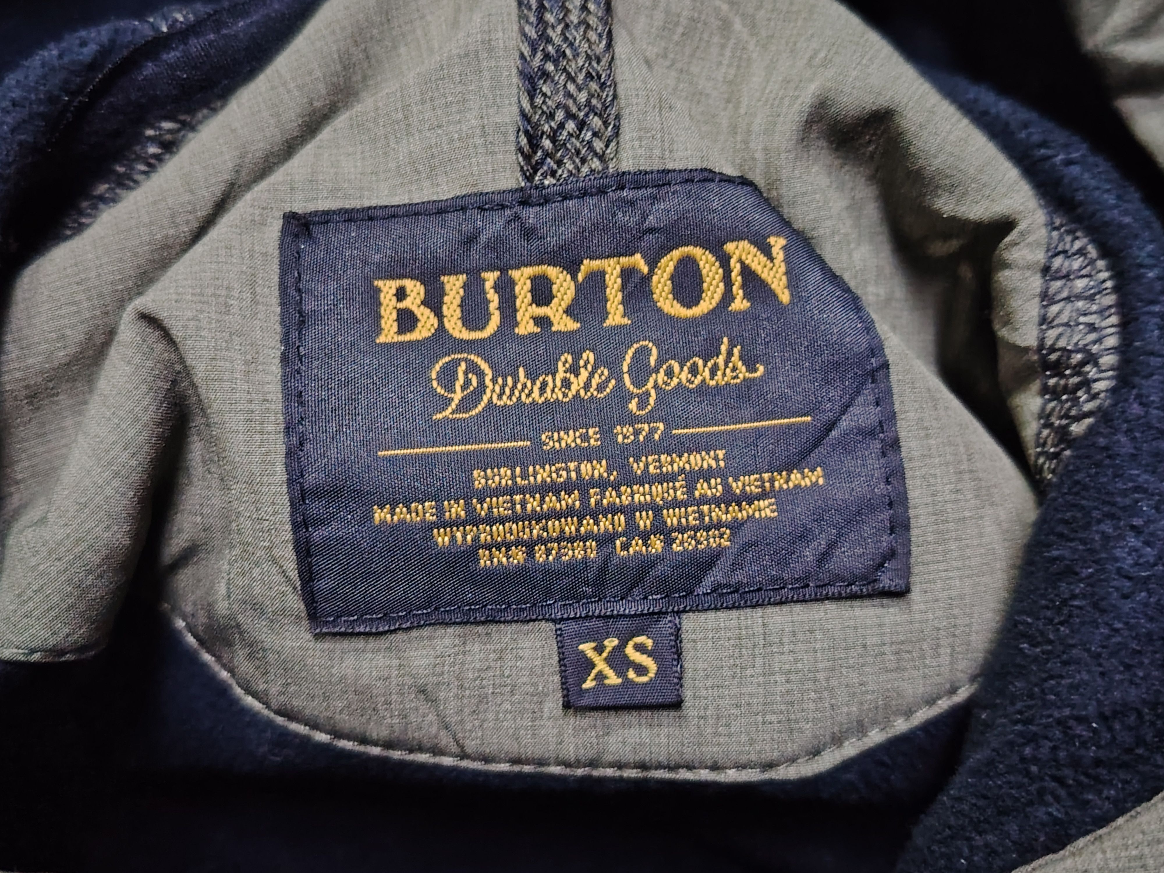Burton burton snowboard brand hoodie Size US XS / EU 42 / 0 - 5 Thumbnail