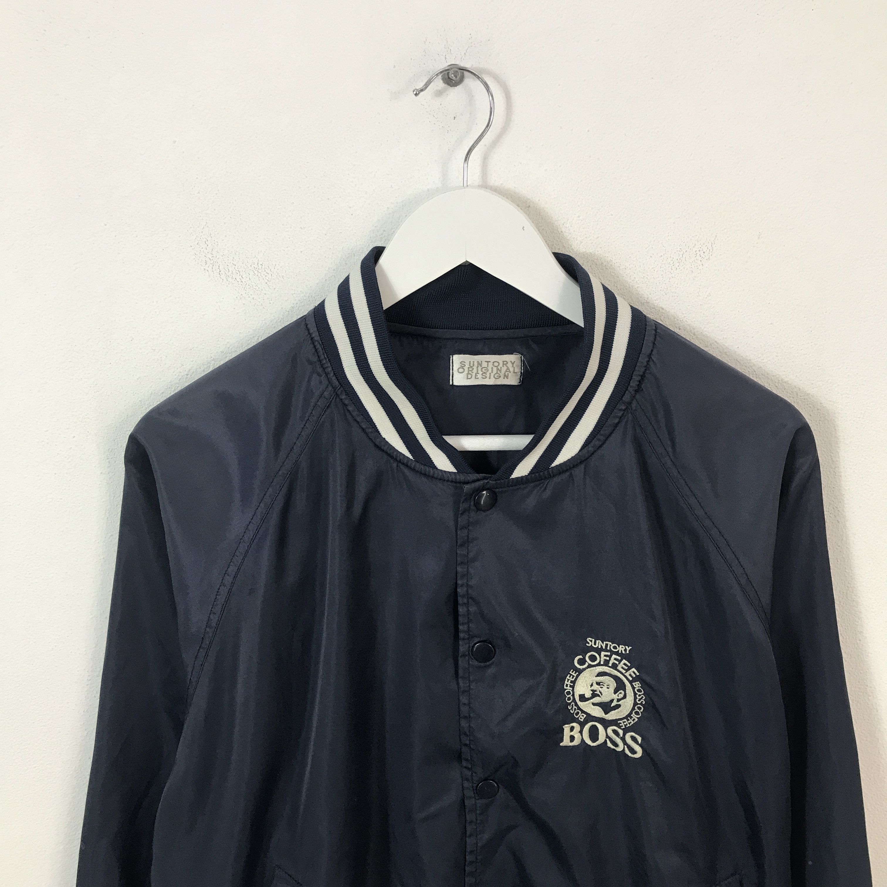 Japanese Brand Vtg suntory coffee boss snap button jacket Size US XL / EU 56 / 4 - 2 Thumbnail