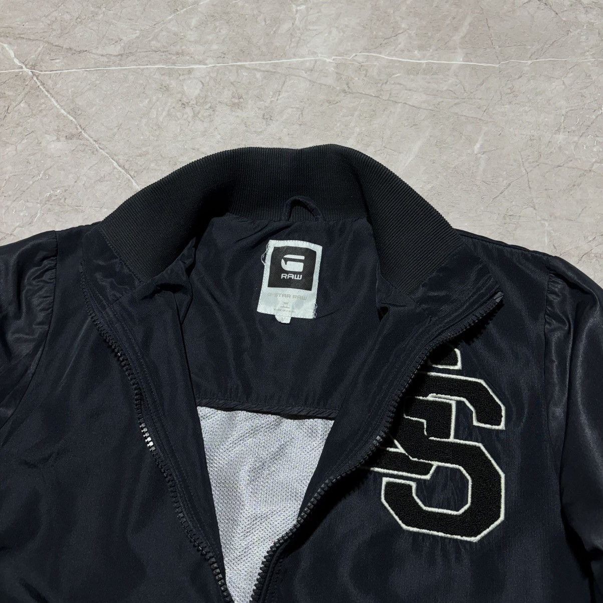 G-Star G Star Raw Bomber Jacket men's size L rare logo Size US L / EU 52-54 / 3 - 7 Thumbnail