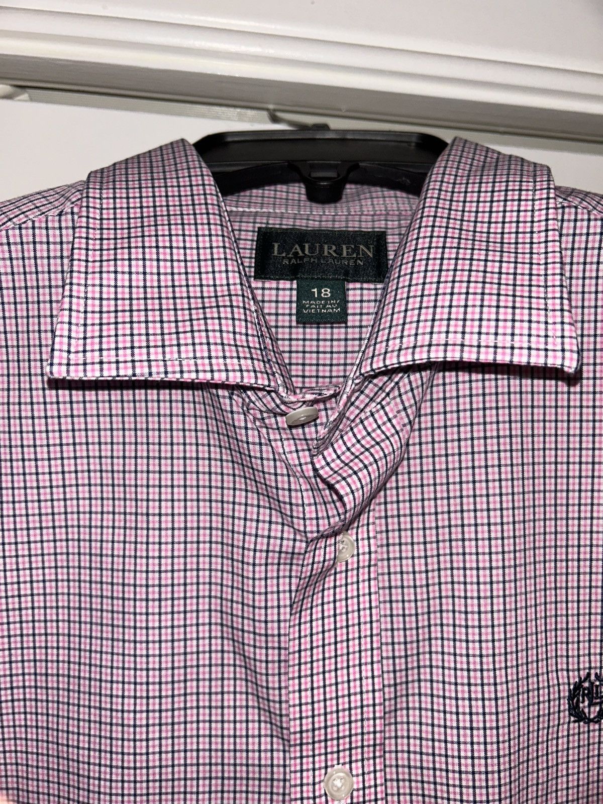 Polo Ralph Lauren Purple/Red checkered Ralph Lauren shirt embroidered logo Size US XXS / EU 40 - 2 Thumbnail