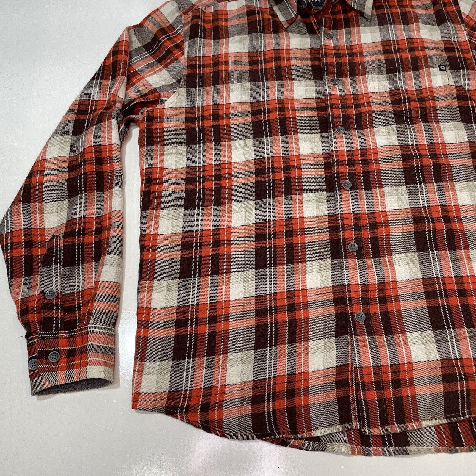 Marmot Marmot Men’s Lightweight Flannel Shirt Button Sunset Plaid L Size US L / EU 52-54 / 3 - 2 Thumbnail