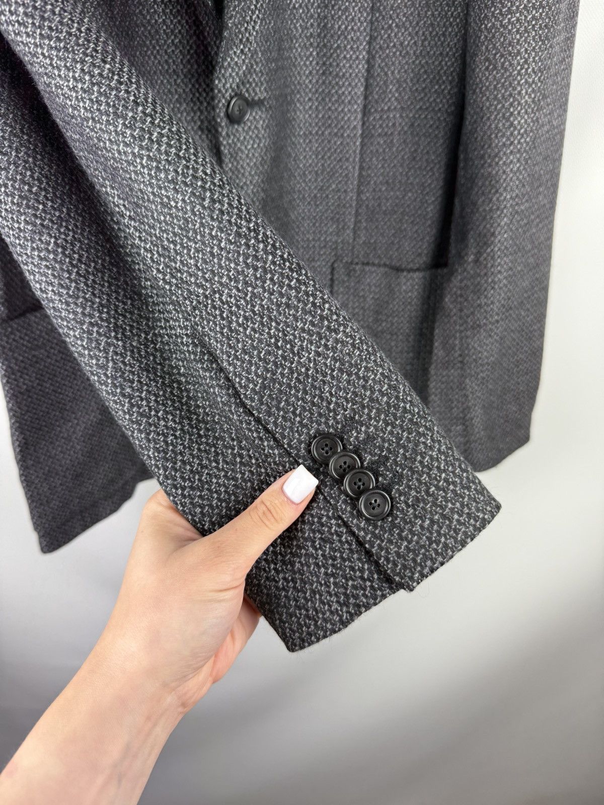 Z Zegna Z Zegna Drop 7 Shirt Wool Half Lined Blazer Jacket Sportcoat Size 40R - 10 Thumbnail