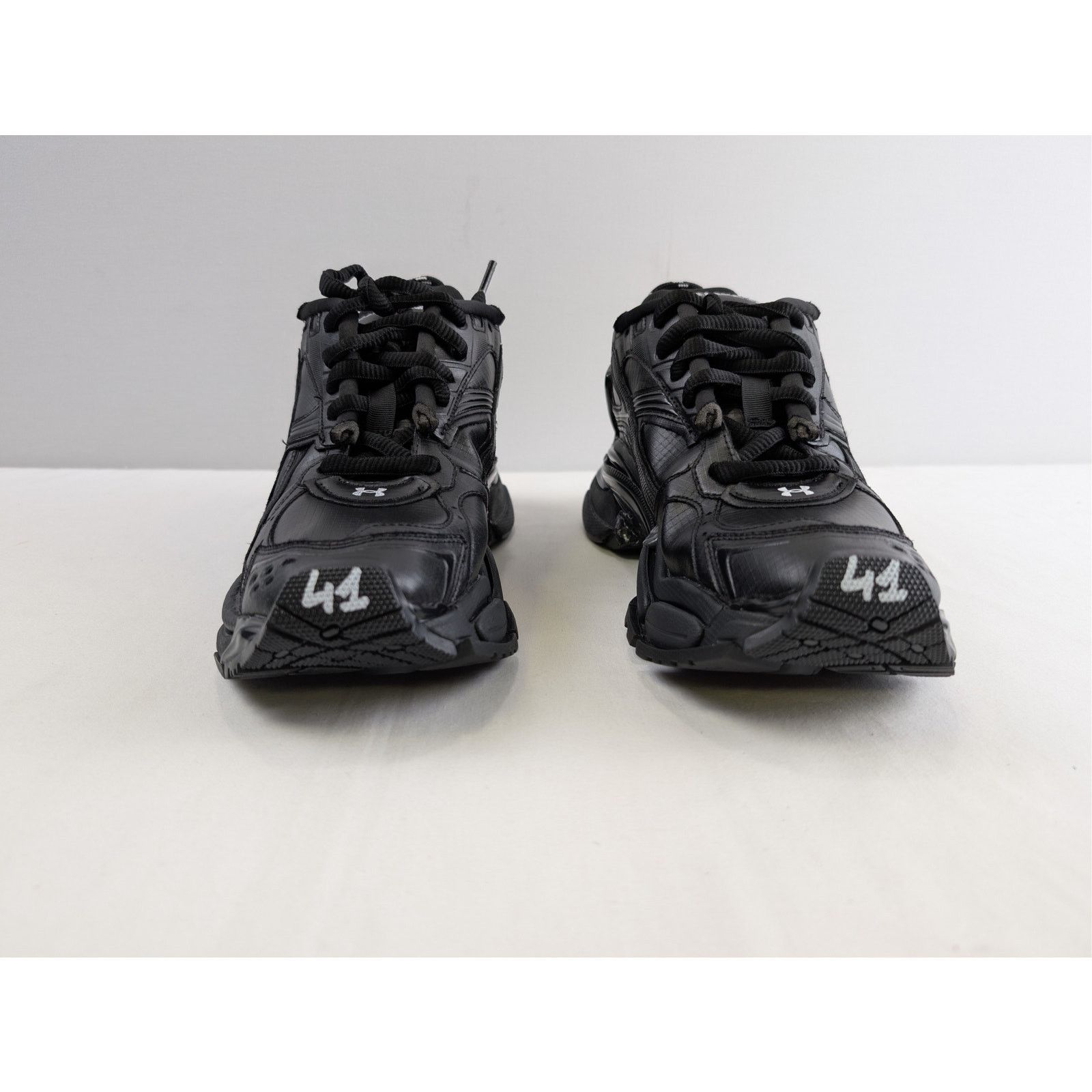 Balenciaga × Under Armour o1rshd1 Runner Ripstop Shoe Sneakers in Black 41 Size US 8 / EU 41 - 10 Thumbnail
