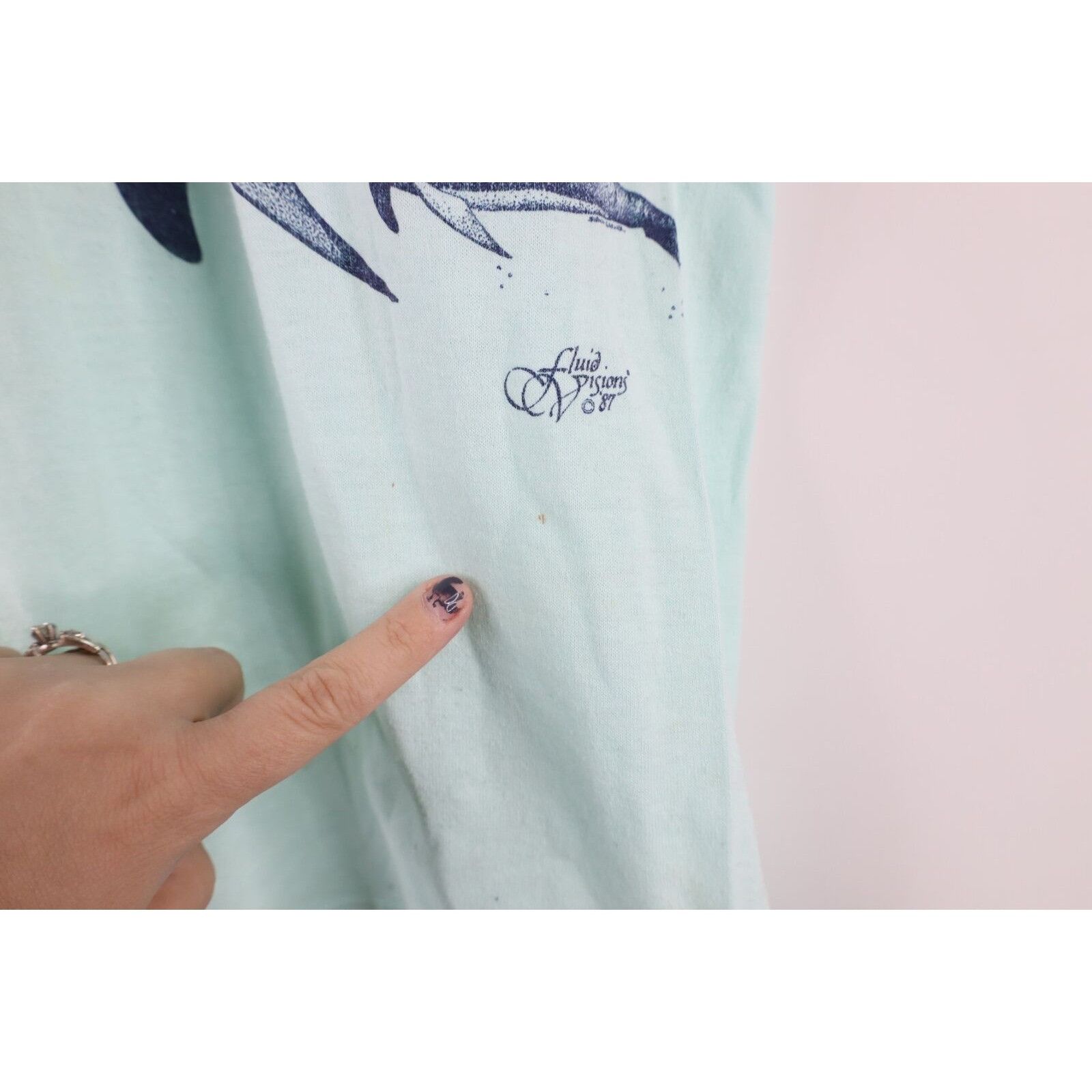 Vintage Vintage 80s Streetwear Spell Out Florida Dolphins T-Shirt Size L / US 10 / IT 46 - 7 Thumbnail