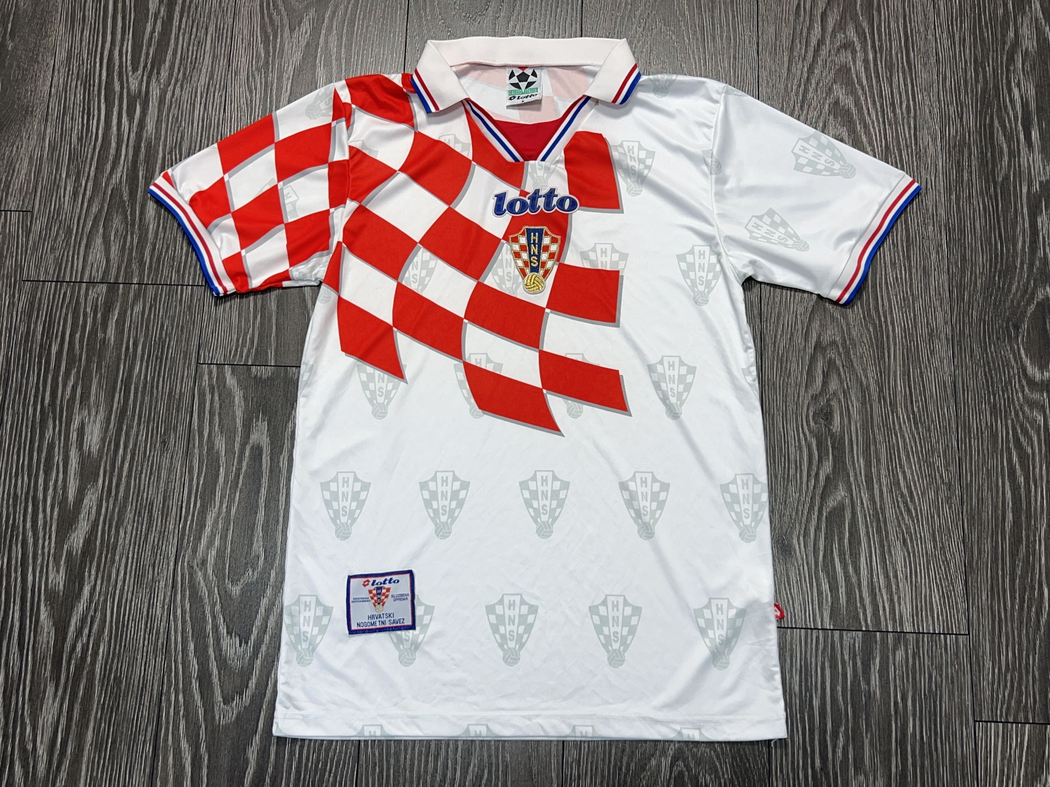 Vintage Croatia Team 1998 1999 Football Soccer Shirt Jersey
