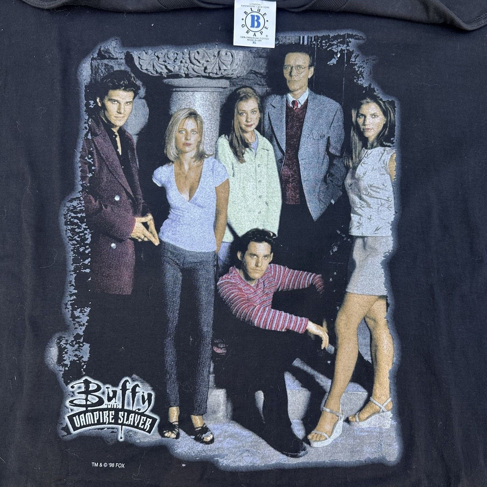 Vintage Vintage 1998 Buffy The Vampire Slayer Promo Tee Shirt XL Fox Size US XL / EU 56 / 4 - 1 Thumbnail