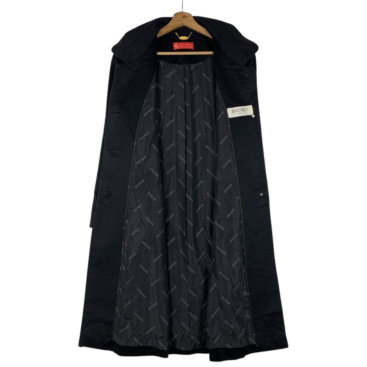 Balmain BALMAIN Paris French Fashion Designer Wool Long Coat Jacket Size US L / EU 52-54 / 3 - 3 Thumbnail