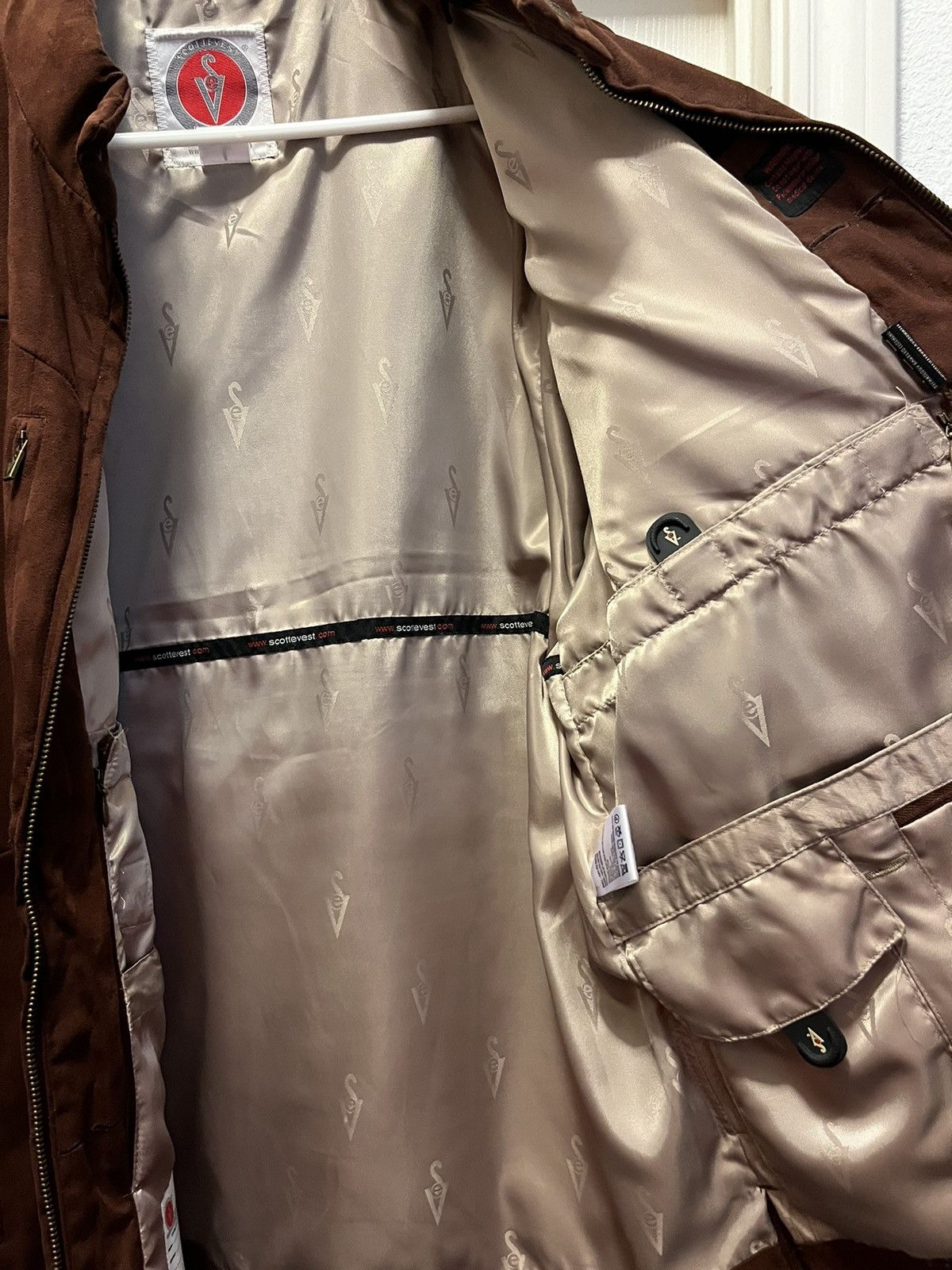 SCOTTeVEST × Vintage Light Brown Scott Evest vintage jacket Size US L / EU 52-54 / 3 - 3 Thumbnail