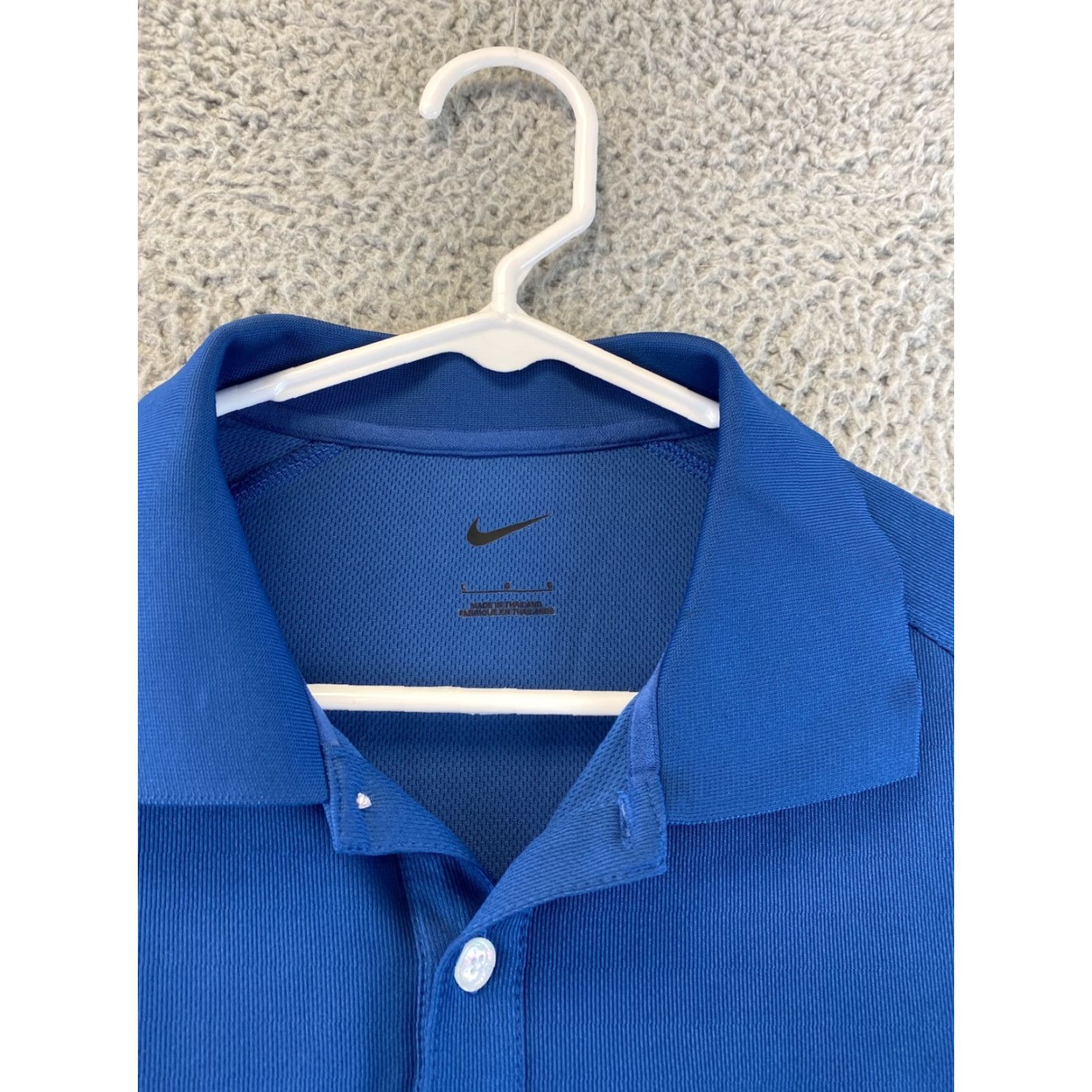 Nike Nike Dri-Fit Polo Shirt Mens Large Blue Lightweight Golf Shirt Size US L / EU 52-54 / 3 - 6 Thumbnail