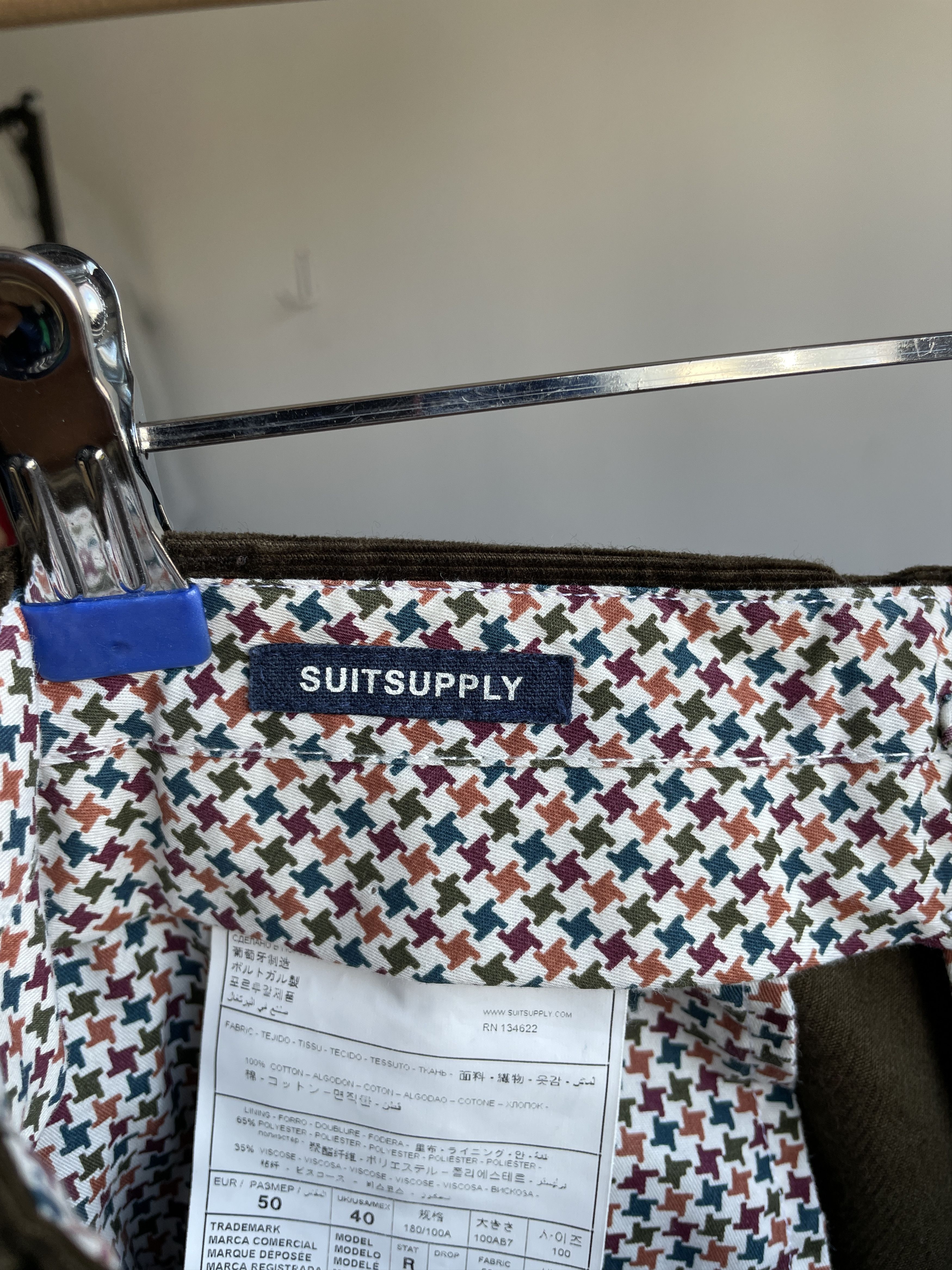 Suitsupply Suitsupply Porto Brown Corduroy Trousers Size EUR 50/UK/US40 Size US 36 / EU 52 - 7 Thumbnail