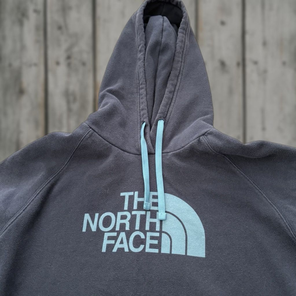 The North Face The North Face Hoodie Womens Large Blue Pullover NF0A3VHZ Kangaroo Logo NF0A3VHZ Size L / US 10 / IT 46 - 1 Thumbnail
