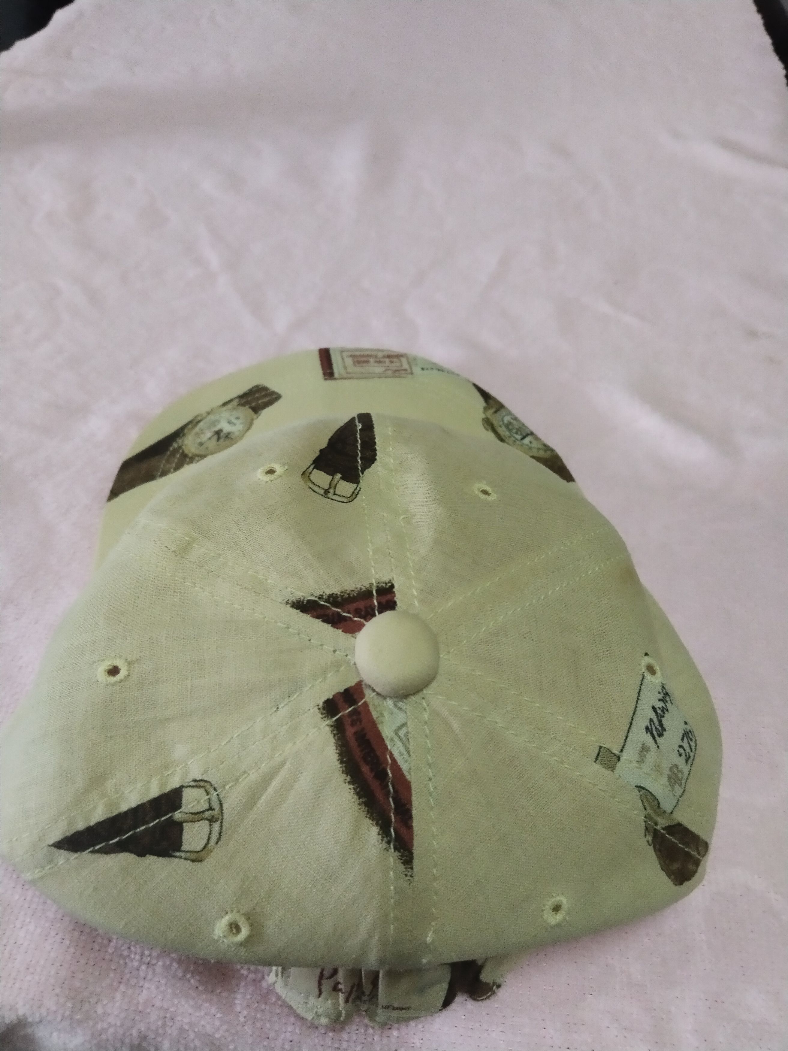 Japanese Brand VINTAGE PRINT WATCHES TRAVEL FITTED CAP JAPAN Size ONE SIZE - 5 Thumbnail