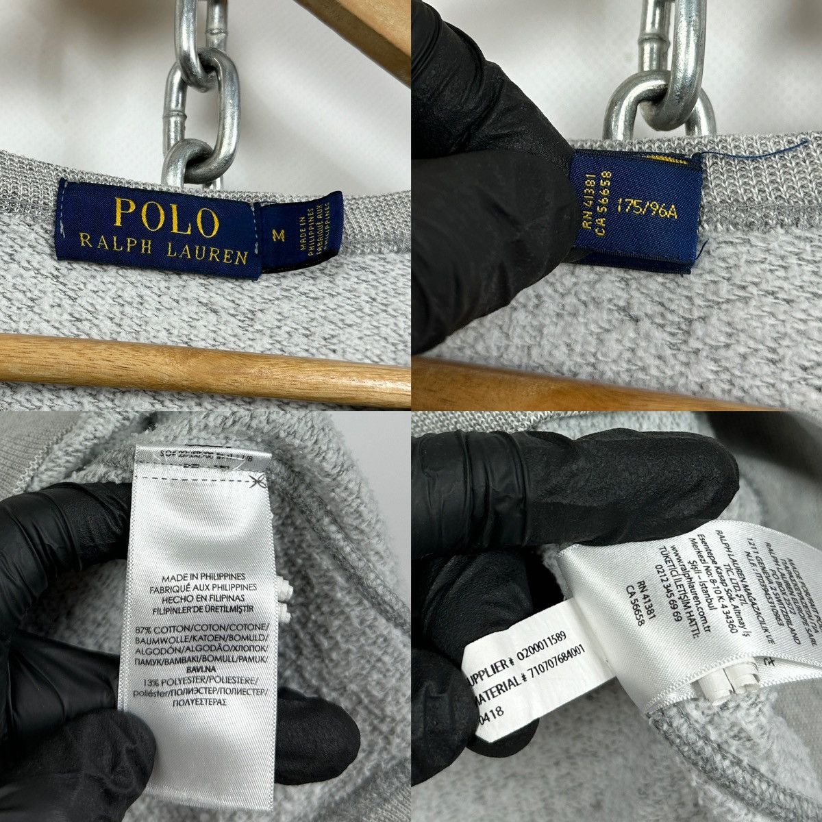 Polo Ralph Lauren Polo Bear by Ralph Lauren Grey Crewneck Sweatshirt Size US M / EU 48-50 / 2 - 20 Thumbnail