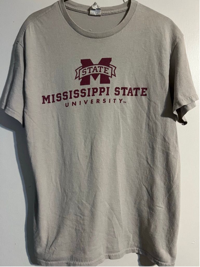 Other Men's Delta Pro Weight Mississippi State Beige Maroon Tee M Size US M / EU 48-50 / 2 - 1 Thumbnail