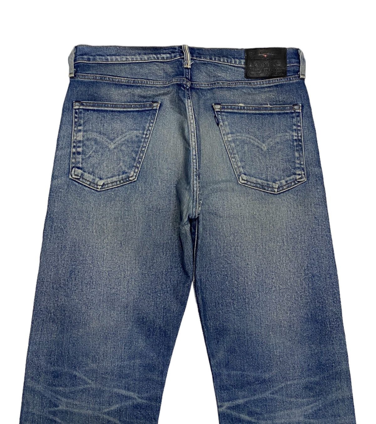 Japanese Brand × Levi's × Levi's Made & Crafted LEVIS MADE & CRAFT JAPAN MADE SELVEDGE DISTRESSED DENIM JEAN Size US 35 - 5 Thumbnail