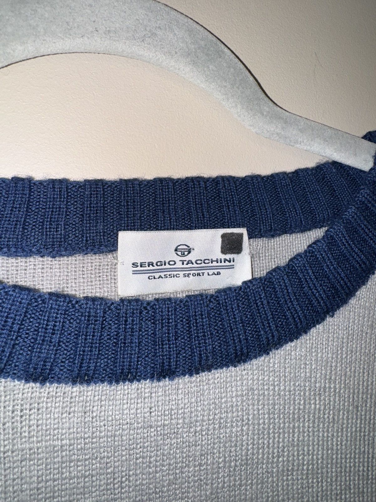 Sergio Tacchini Sergio Tacchini Wool vintage sweater 90s basic stylish item Size US L / EU 52-54 / 3 - 4 Thumbnail