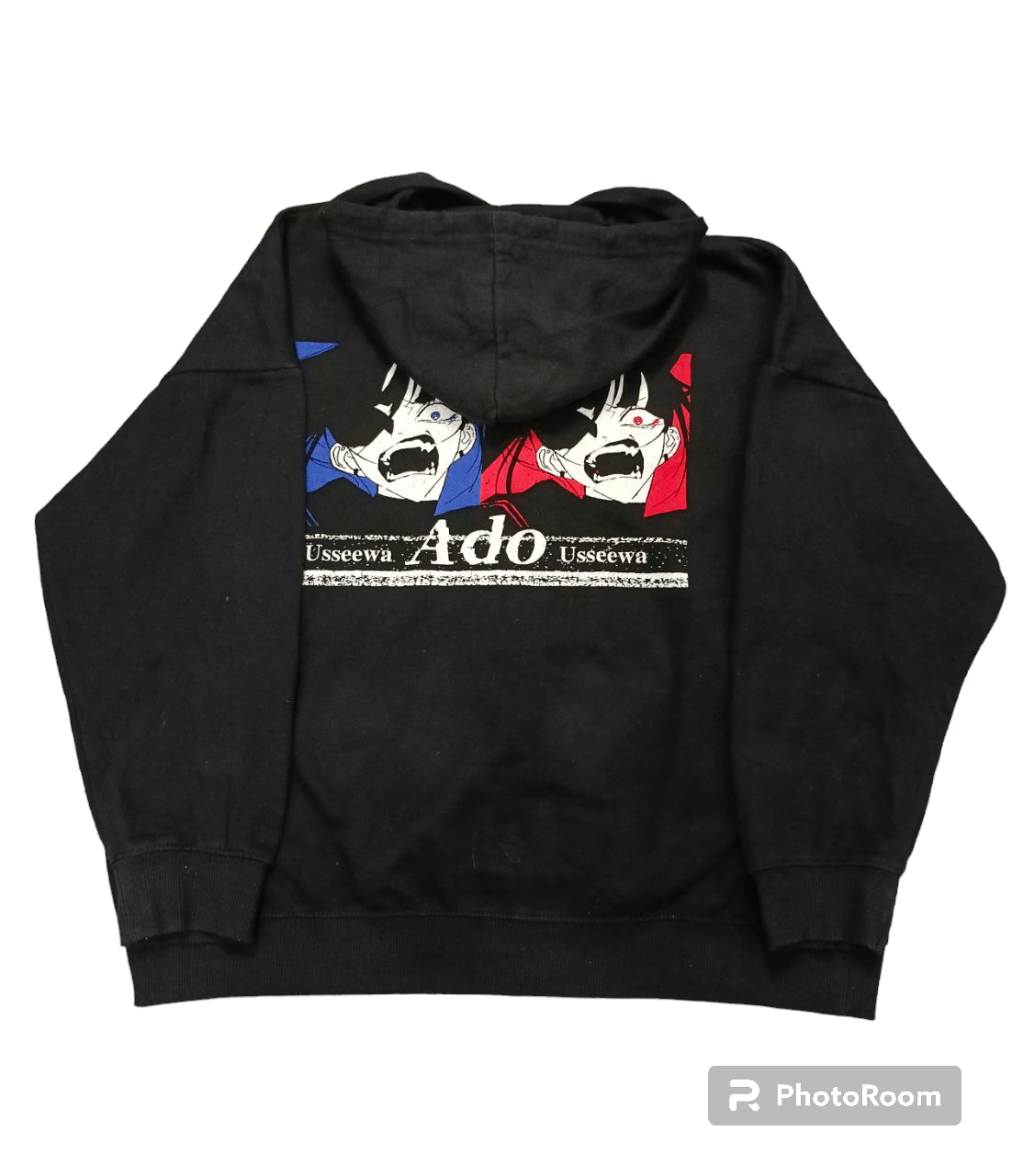 image of Anima x Hype Ado Ussewa Universe Music Hoodie in Black, Men's (Size Large)