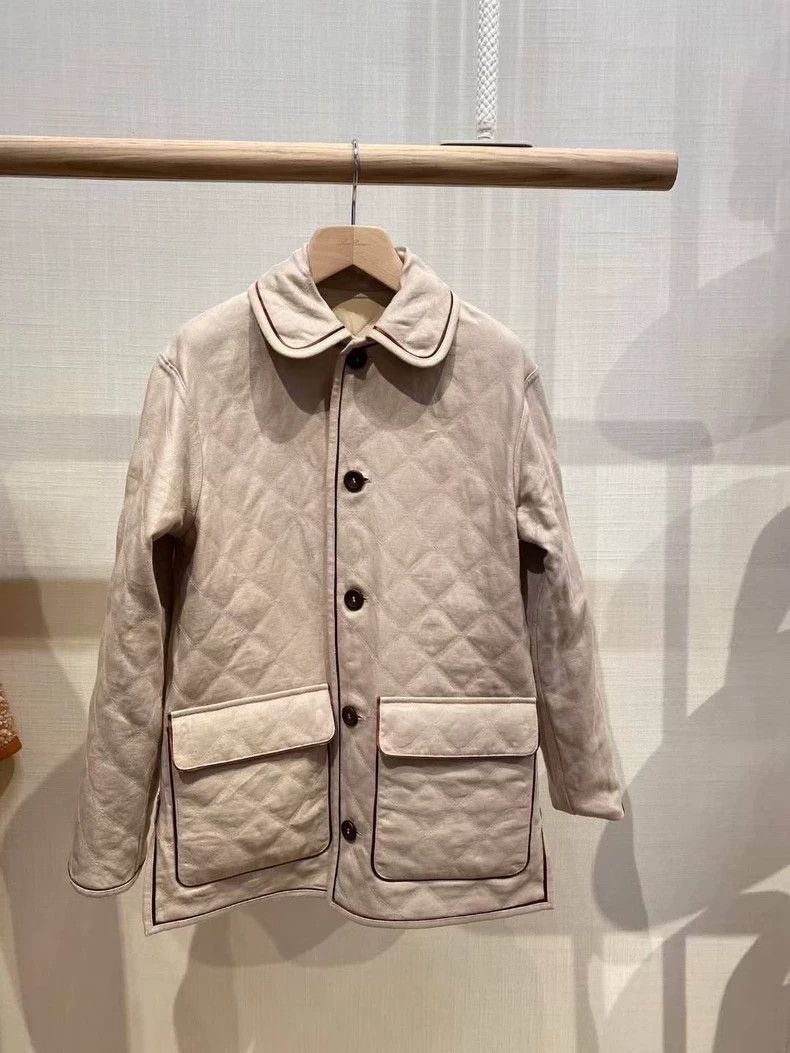 Loro Piana LORO PIANA Wear a coat on both sides, one side silk, the o Size XS / US 0-2 / IT 36-38 - 3 Thumbnail