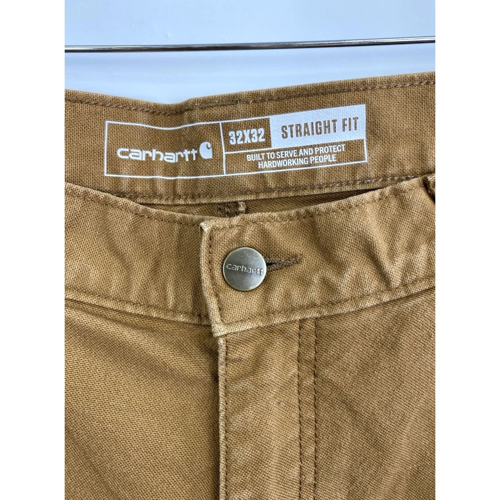 Carhartt VINTAGE Carhartt Double Knees brown work pants Mens 32/32 Brown 90s Cargo Size US 32 / EU 48 - 7 Thumbnail