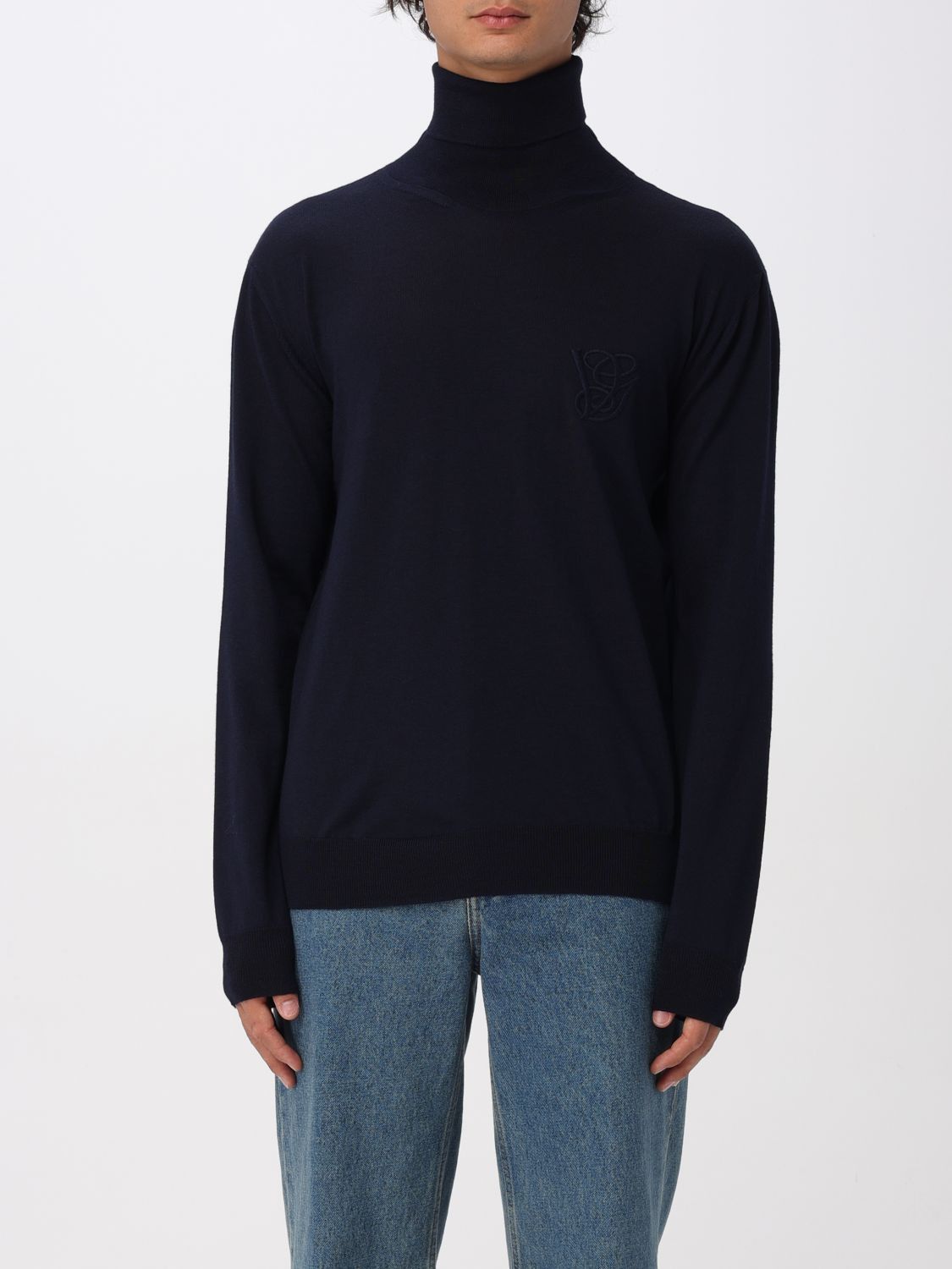 Valentino Valentino Sweater Men Blue Size US XL / EU 56 / 4 - 1 Thumbnail