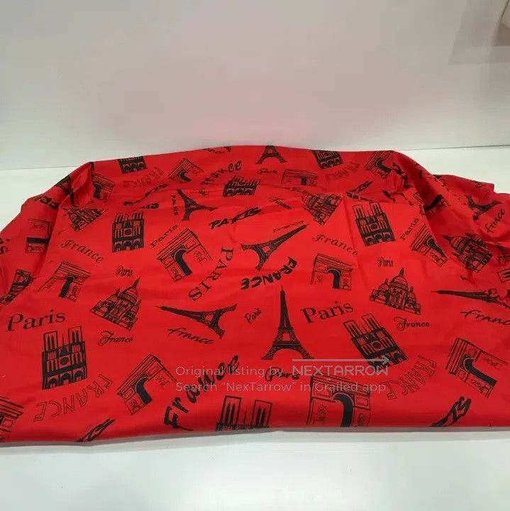 Balenciaga Balenciaga Classic Red Print Short Sleeve Shirt. Size US M / EU 48-50 / 2 - 8 Thumbnail