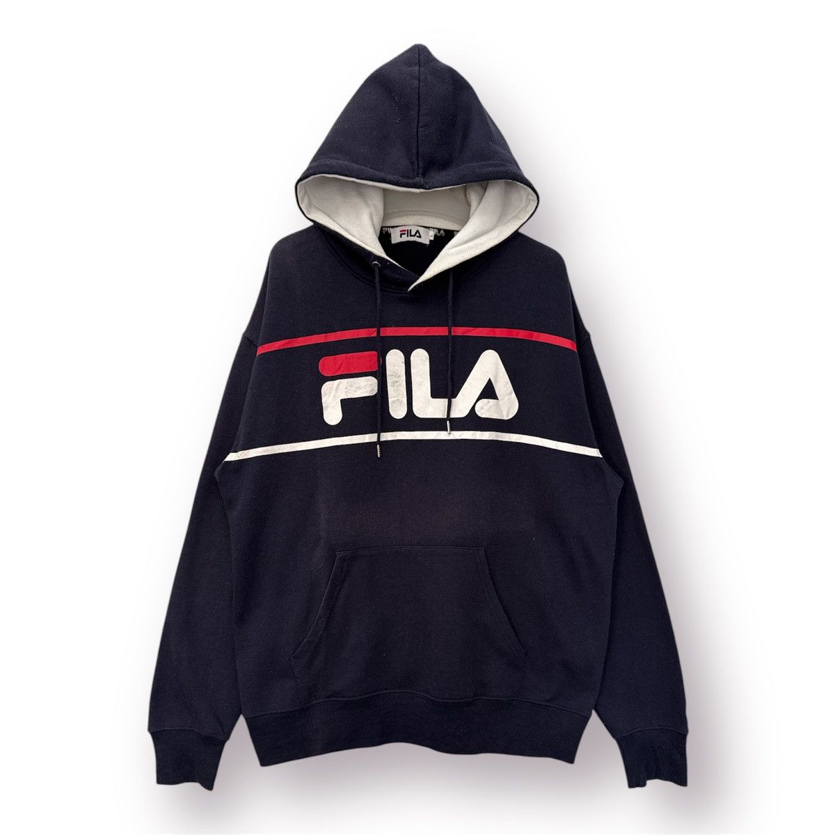 Fila 🔥 Vintage Fila dark blue Hoodie Sweat - L Size US M / EU 48-50 / 2 - 1 Thumbnail