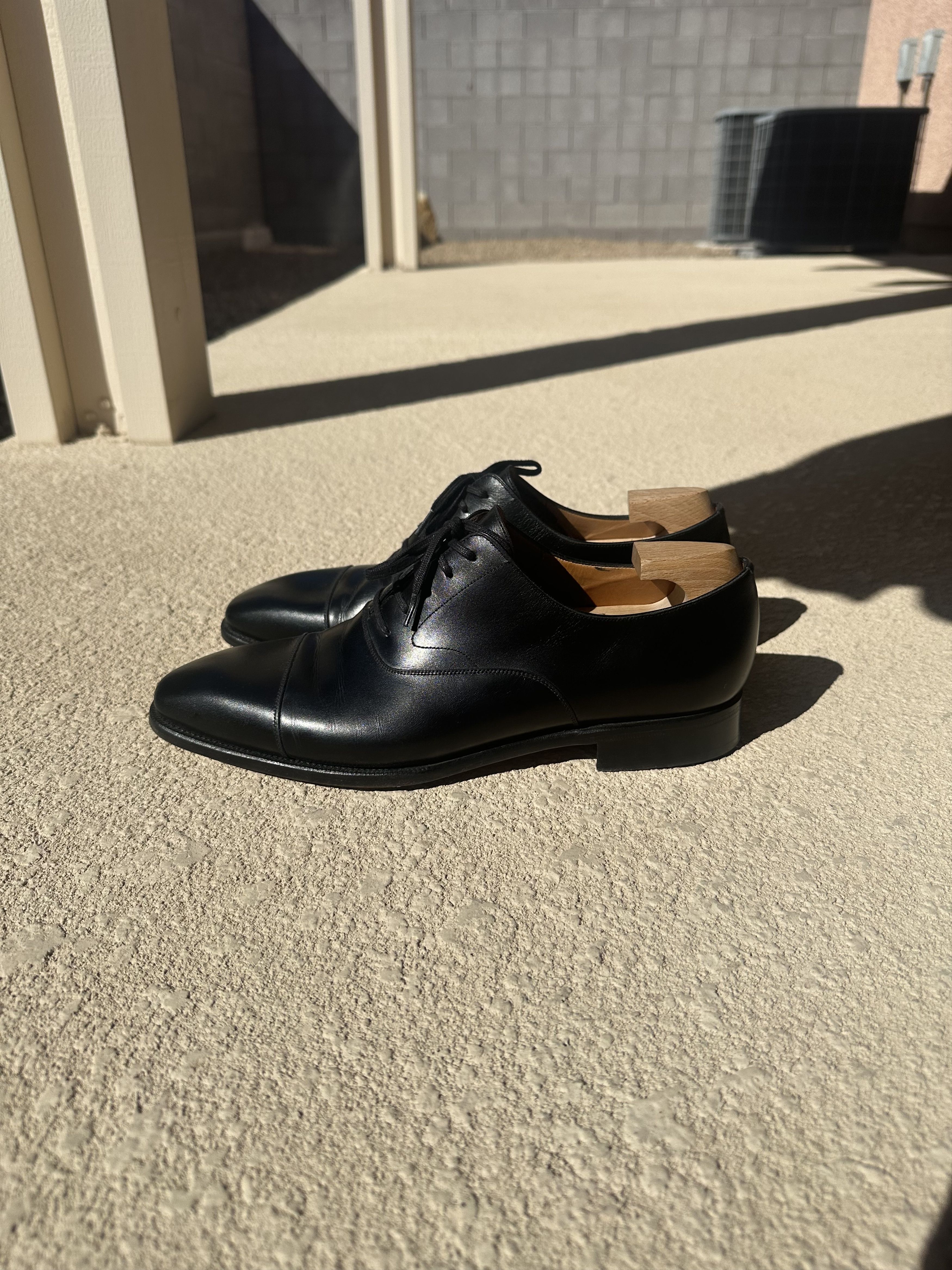 TLB Mallorca TLB Mallorca Artista Cap Toe Oxford Black Boxcalf UK 8.5 Size US 8.5 / EU 41-42 - 1 Thumbnail