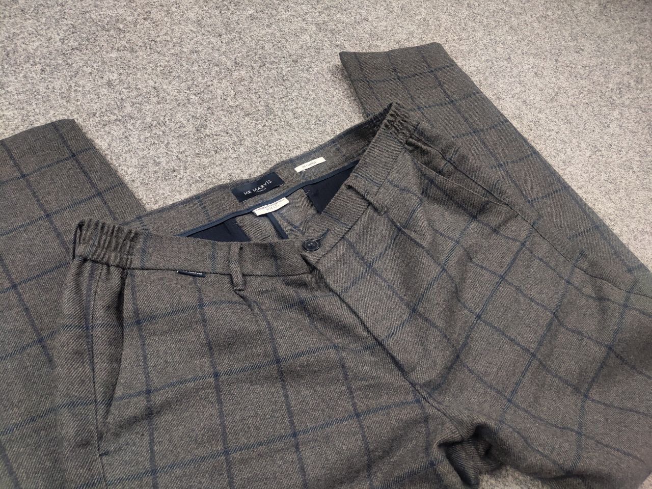 Other MR Marvis Design The Flannels Wool Blend Gray Trouser Pants Size US 32 / EU 48 - 13 Thumbnail