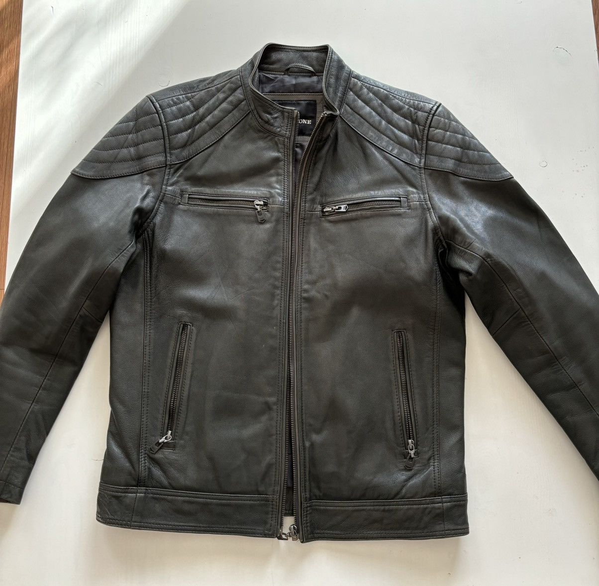 Milestone Milestone - Cafe racer leather jacket Size US M / EU 48-50 / 2 - 1 Thumbnail