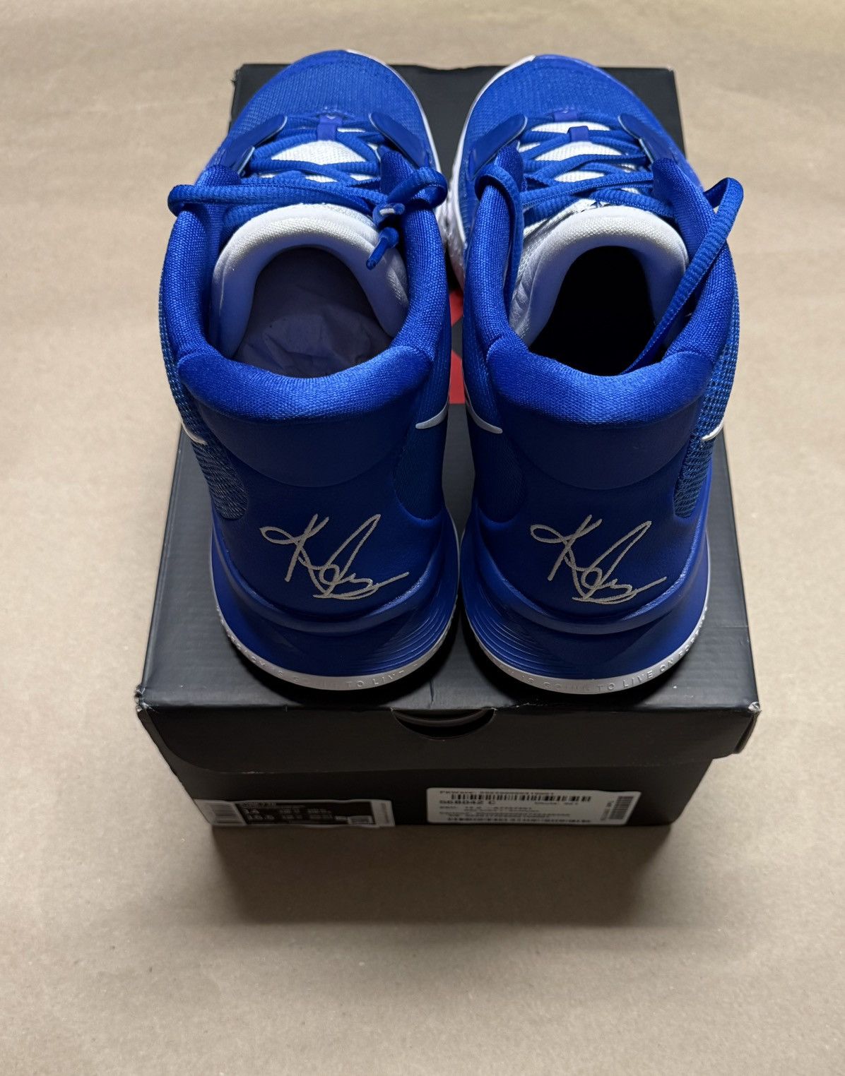Nike Nike Kyrie 7 TB Promo Game Royal Men’s size 14 Basketball! Size US 14 / EU 47 - 4 Thumbnail