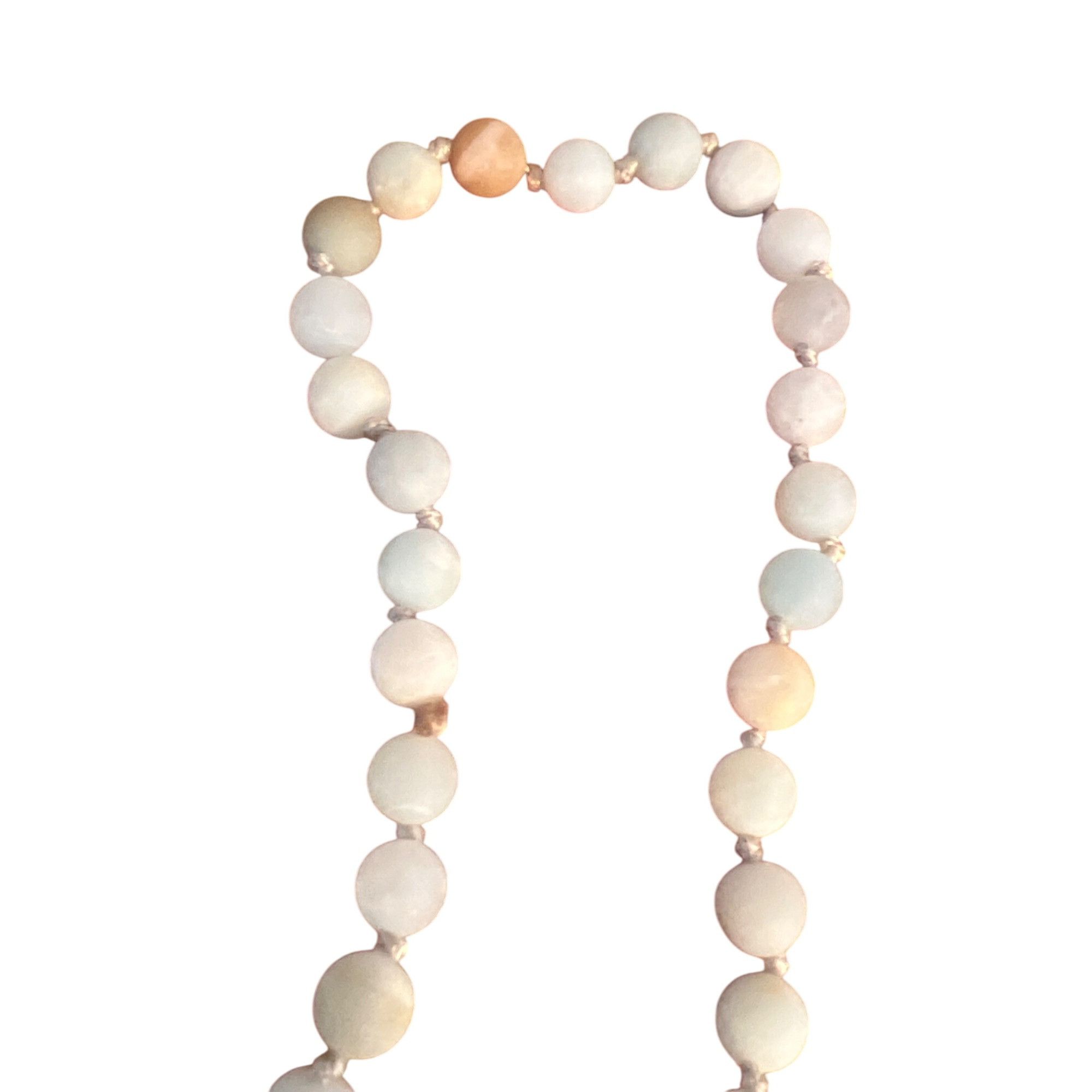 Other Amazonite Throat Matte Bead Necklace Gold Tone Tassel No Cla Size ONE SIZE - 4 Thumbnail