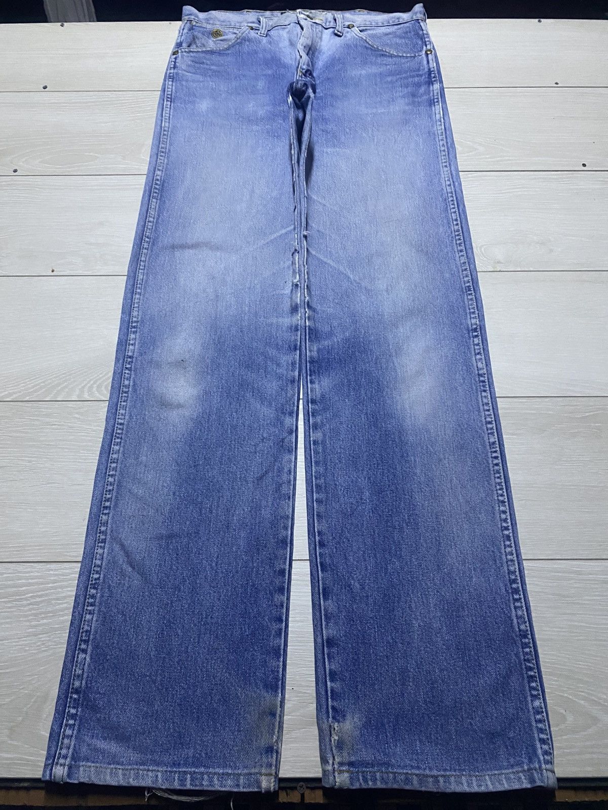 Sandro × Wrangler Vintage Wrangler George Strait Blue Wash Jeans Size US 34 / EU 50 - 1 Thumbnail