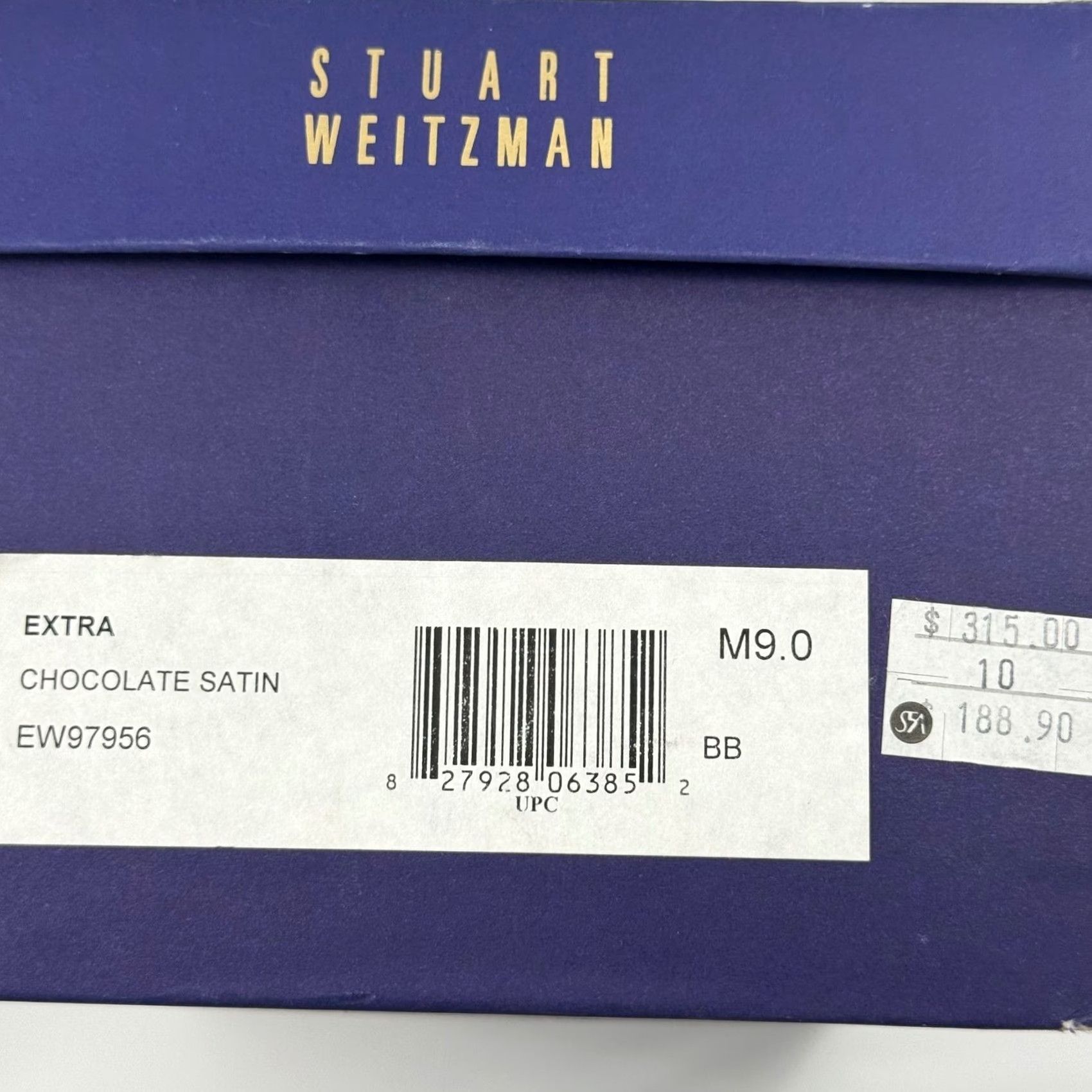 Stuart Weitzman Stuart Weitzman Womens 9 Extra Peep Toe Pump Chocolate Brown Satin Pleated Heel Size US 9 / IT 39 - 3 Thumbnail