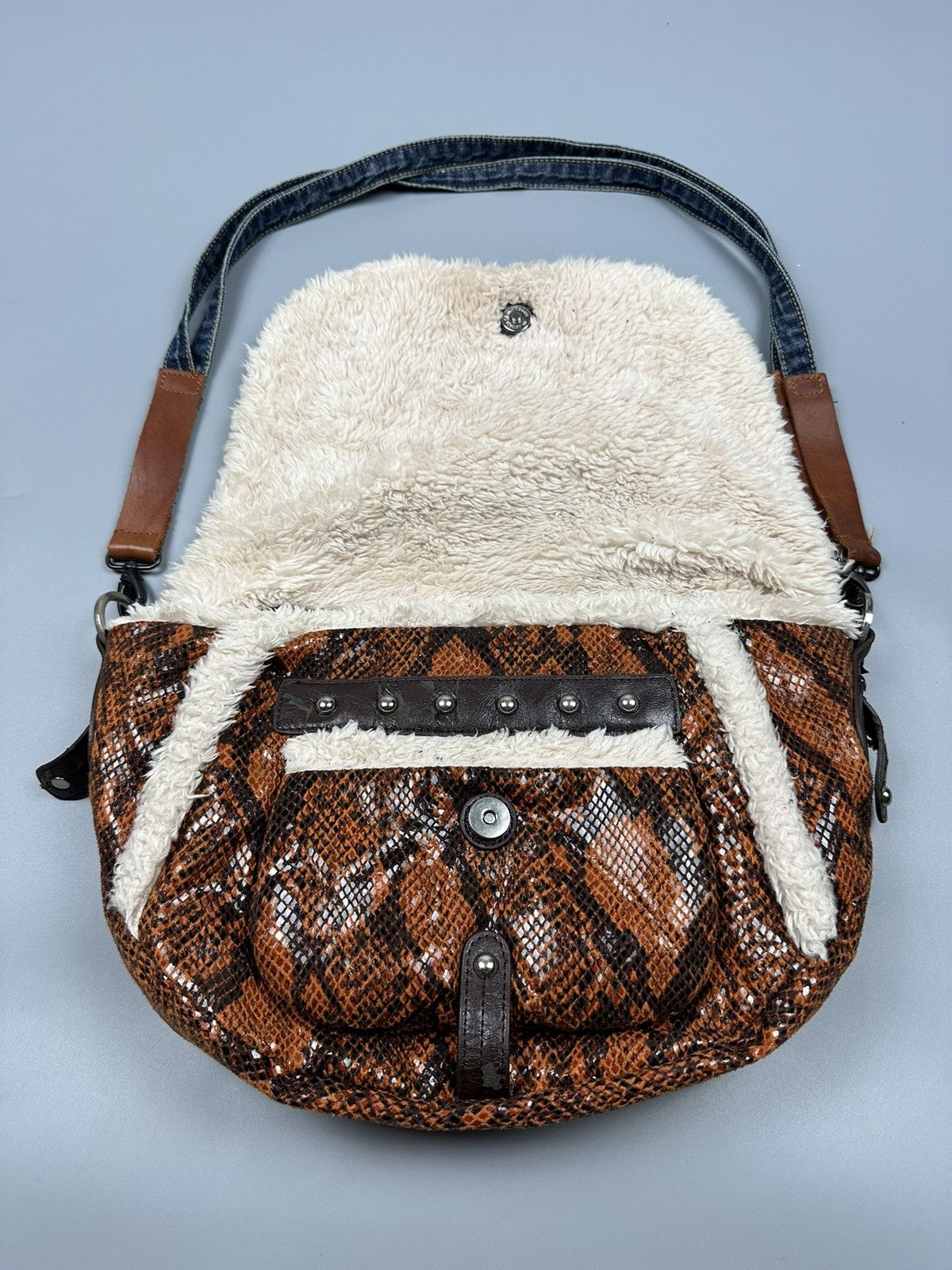 Japanese Brand × Kansai Yamamoto Vintage Kansai Yamamoto Snake Skin Sling/Cross Body Size ONE SIZE - 7 Thumbnail