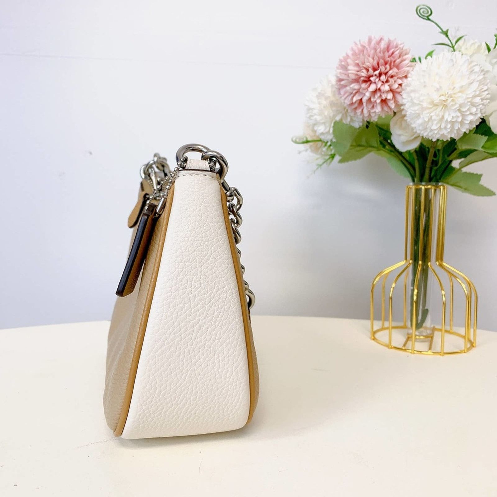 Coach Coach CA173 Teri Shoulder Bag In Colorblock Sandy Beige Size ONE SIZE - 4 Thumbnail