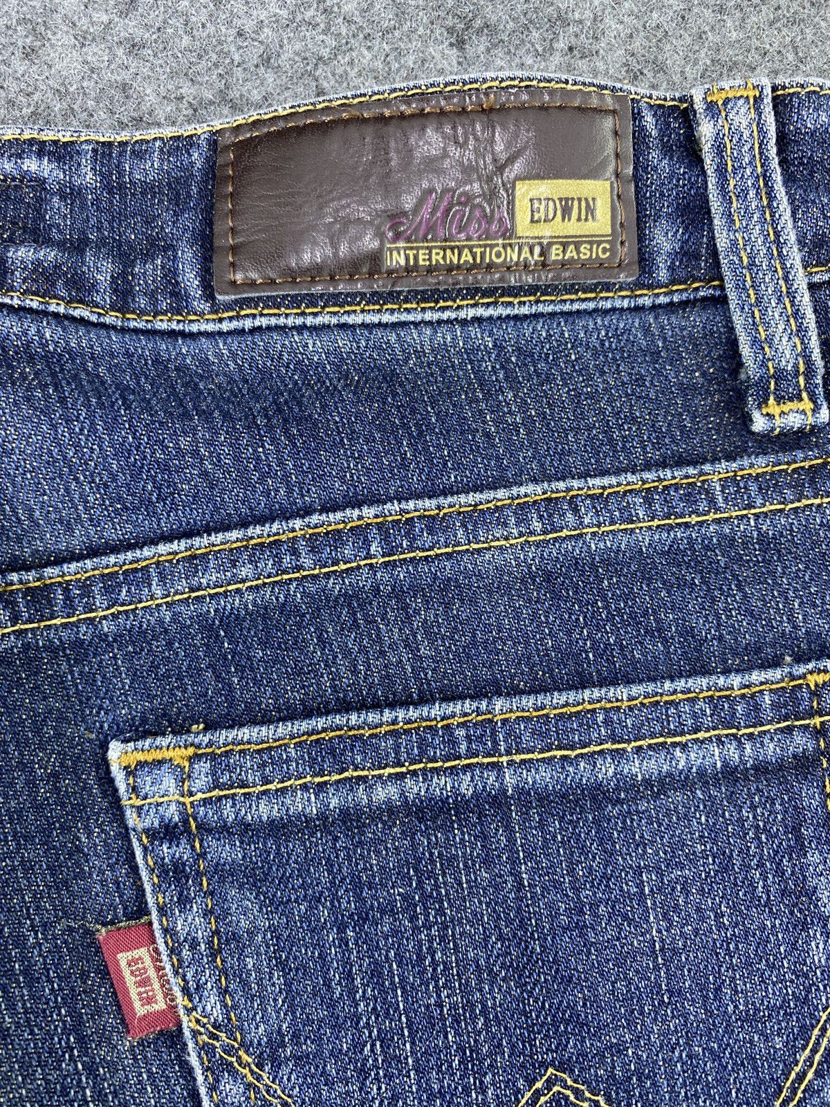 Edwin × Jean × Vintage Miss Edwin Blue Wash Flare Jeans - J986 Size 26" / US 2 / IT 38 - 10 Thumbnail