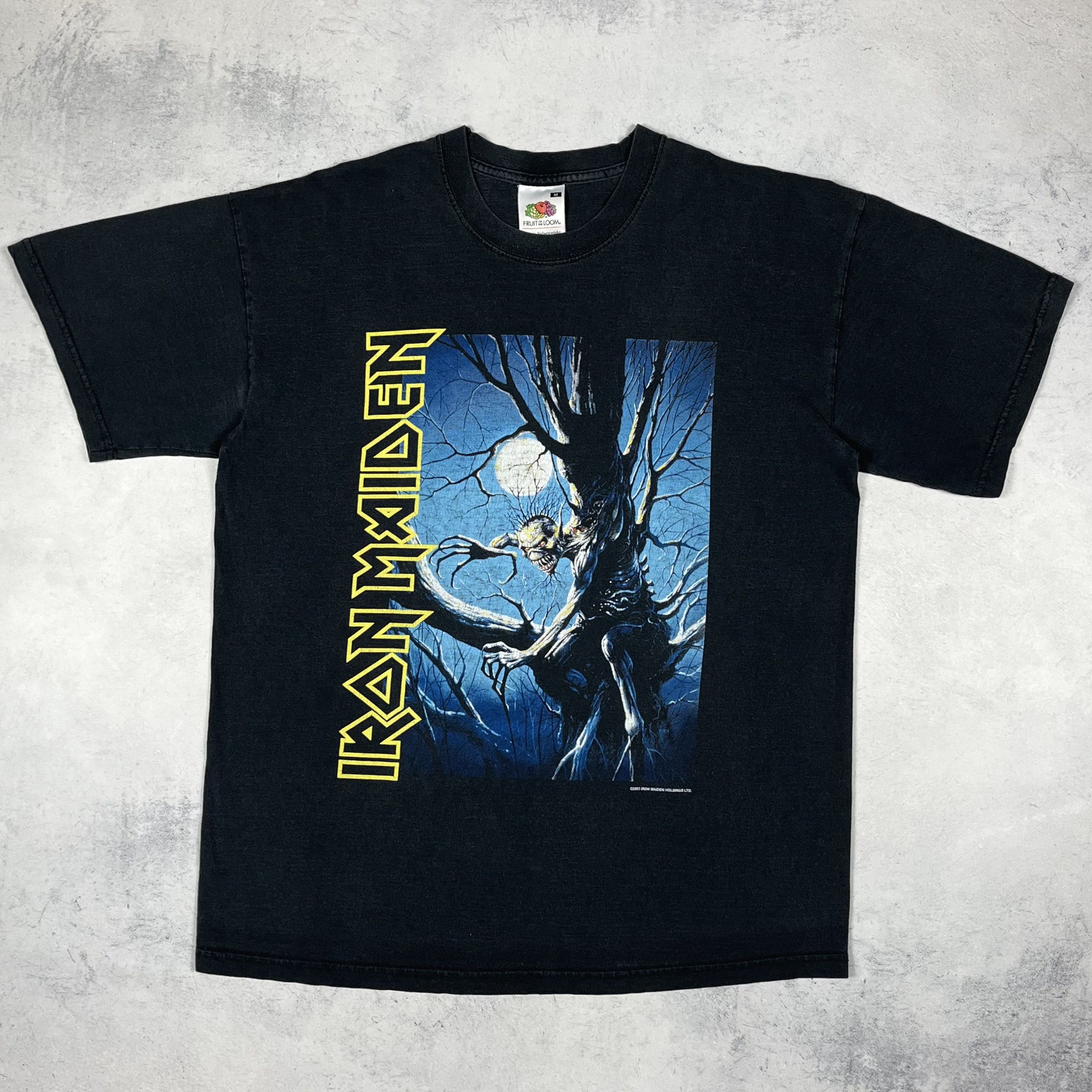 Band Tees Vintage Iron Maiden Fear of the Dark Rock Band T Shirt 2003 Size US M / EU 48-50 / 2 - 2 Thumbnail