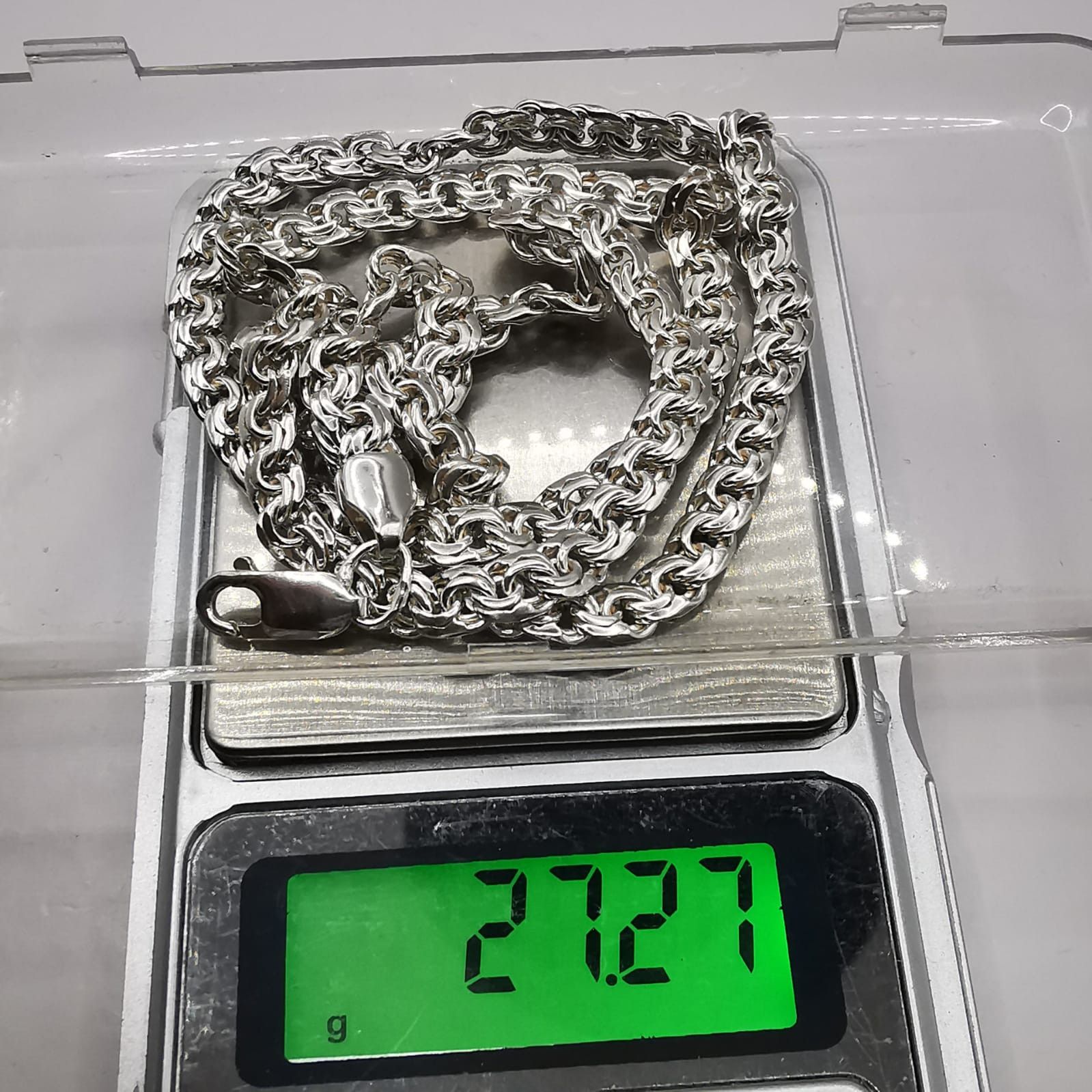 Sterling Silver Vintage Jewelry Chains,925 Sterling Silver 27,27g Size ONE SIZE - 8 Thumbnail