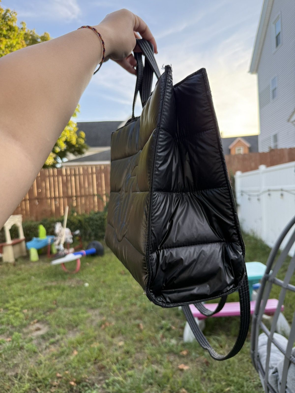 Telfar MED BLACK PUFFER SHOPPER (TELFAR) Size ONE SIZE - 3 Thumbnail