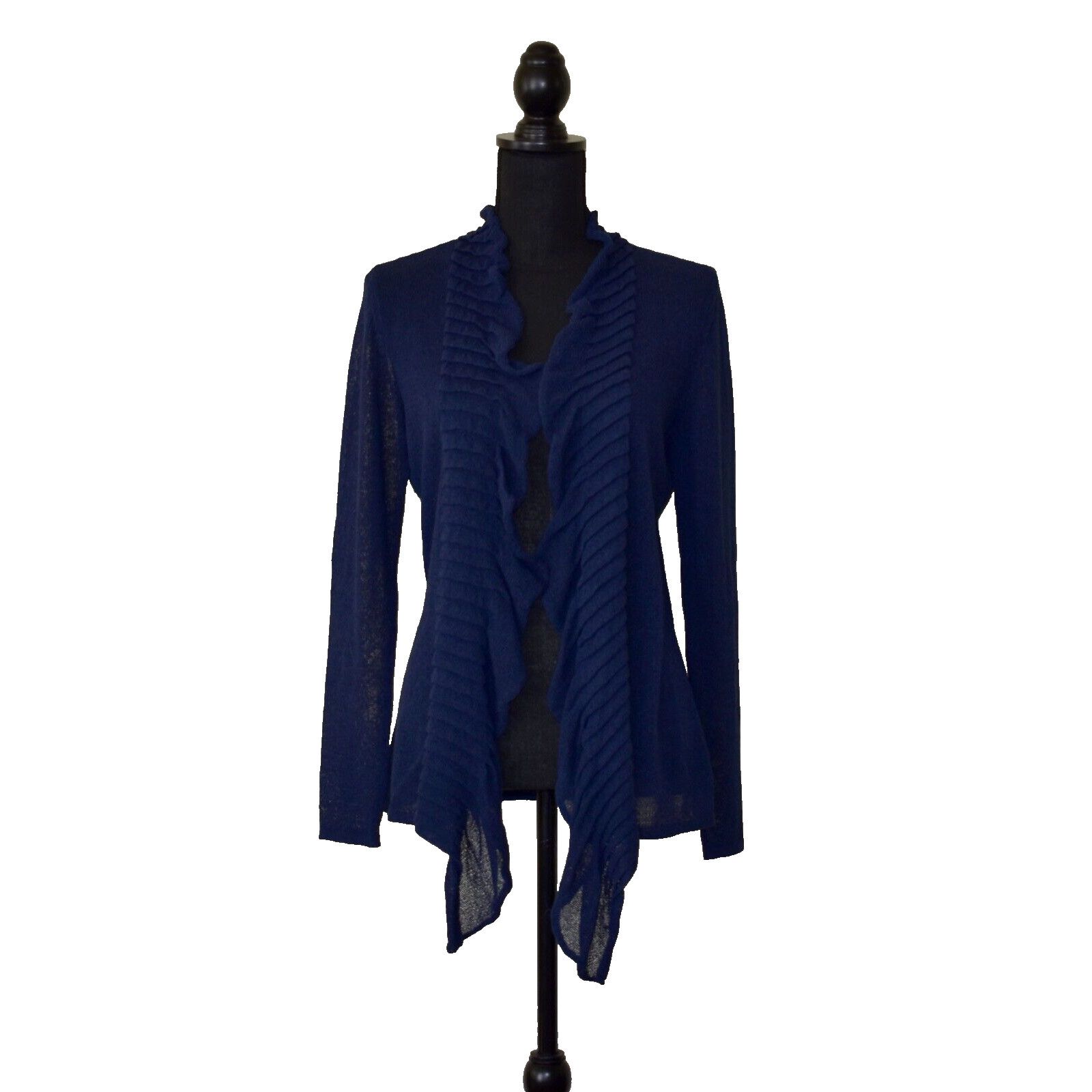 Eileen Fisher NEW EILEEN FISHER Linen Rayon Blend Knit Petite Cardigan PM Size M / US 6-8 / IT 42-44 - 2 Thumbnail