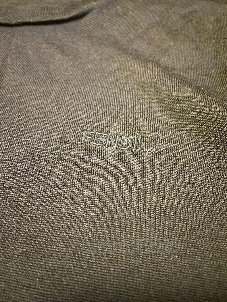 Fendi Fendi Men's Black Wool Sweater. Size US M / EU 48-50 / 2 - 3 Thumbnail