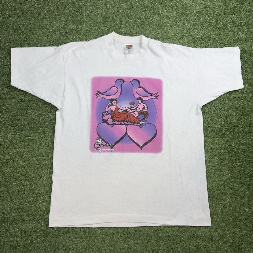 Vintage Vintage Fantasia Strip Club Tshirt XL USA Rare Single Stitch Size US XL / EU 56 / 4 - 1 Thumbnail