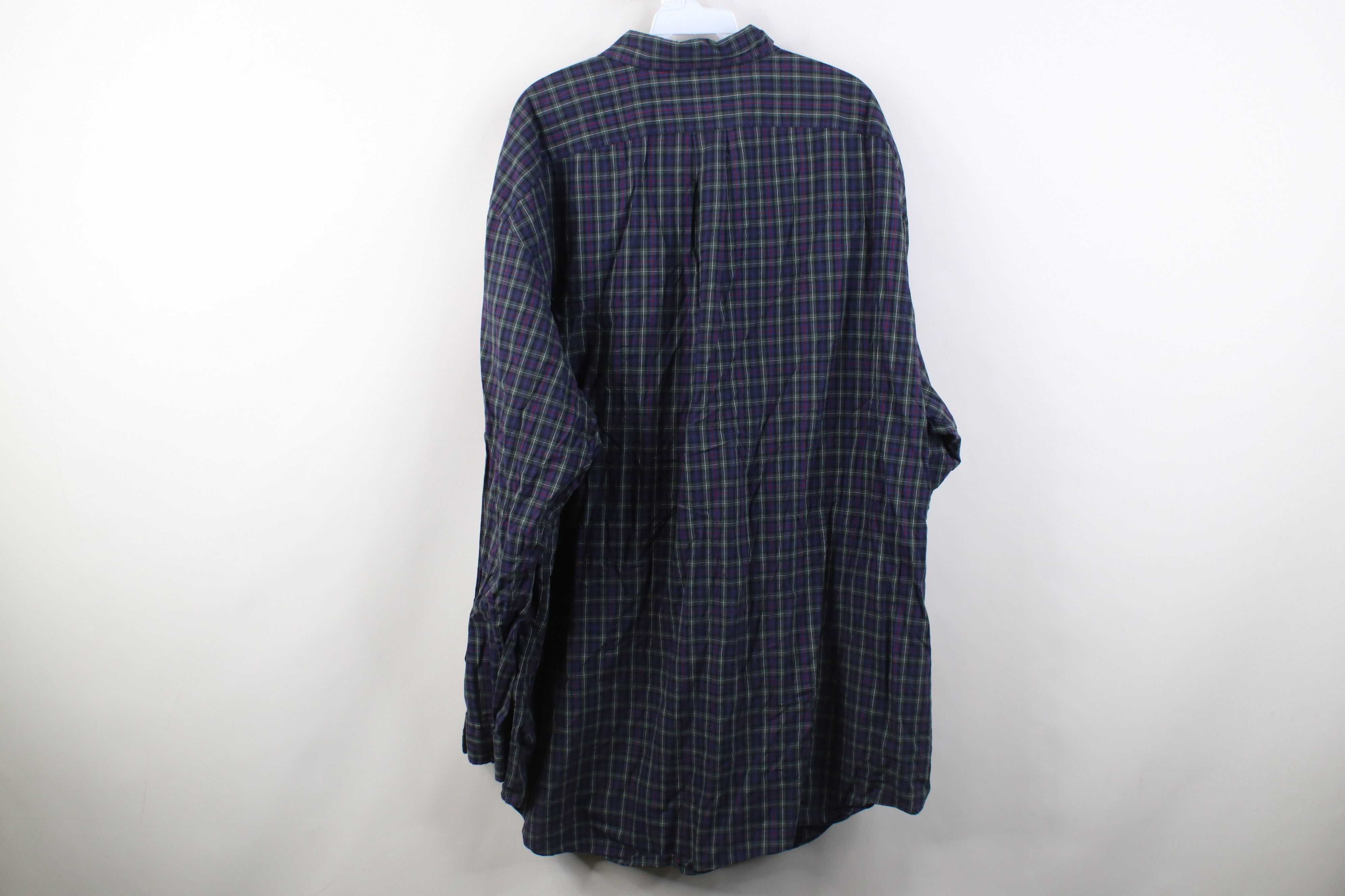 Polo Ralph Lauren Vintage 90s Ralph Lauren Button Down Shirt Plaid Cotton Size US XXL / EU 58 / 5 - 8 Thumbnail