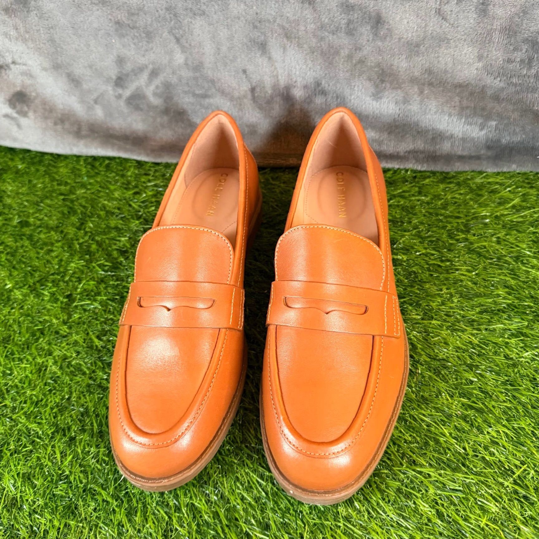 Cole Haan VINTAGE Cole Haan Haverhill Penny Loafers British Tan Leather W31769 Womens 6.5 B Holiday? Size US 7 / IT 37 - 4 Thumbnail