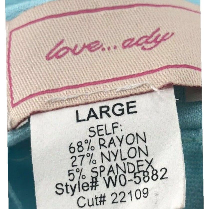 Vintage VINTAGE? No. Love...Ady Dress L Green Mock Neck Ruffle Bodycon Y2K Coquette Sleeveless Knee Length Womens Size L / US 10 / IT 46 - 3 Thumbnail